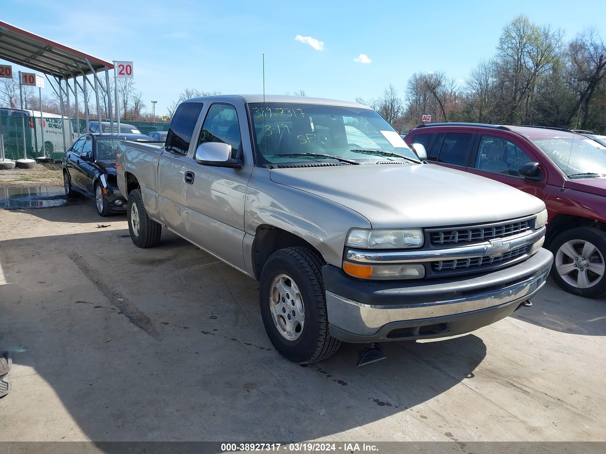 CHEVROLET SILVERADO 1999 2gcek19t2x1295992