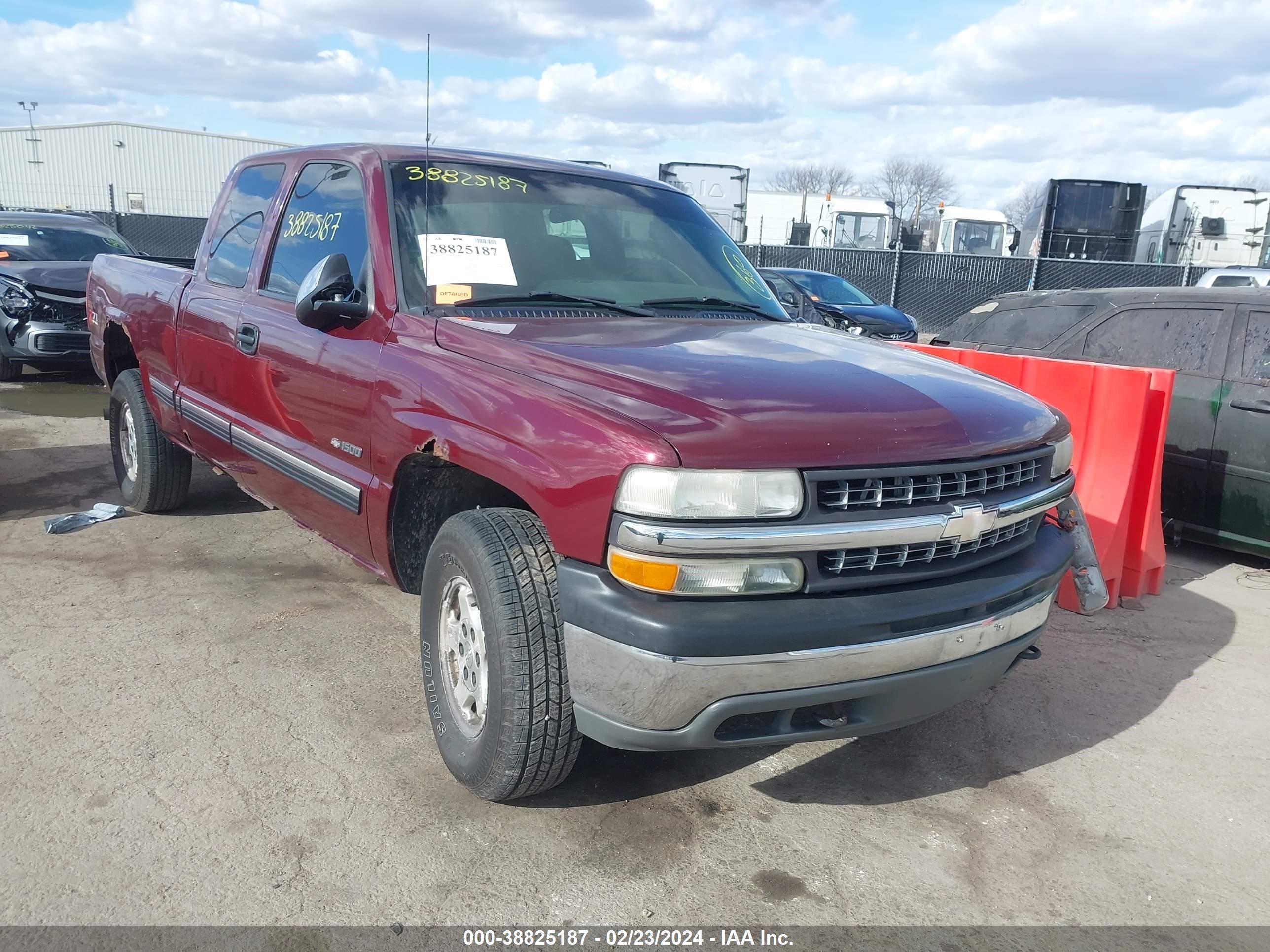 CHEVROLET SILVERADO 2002 2gcek19t521140278