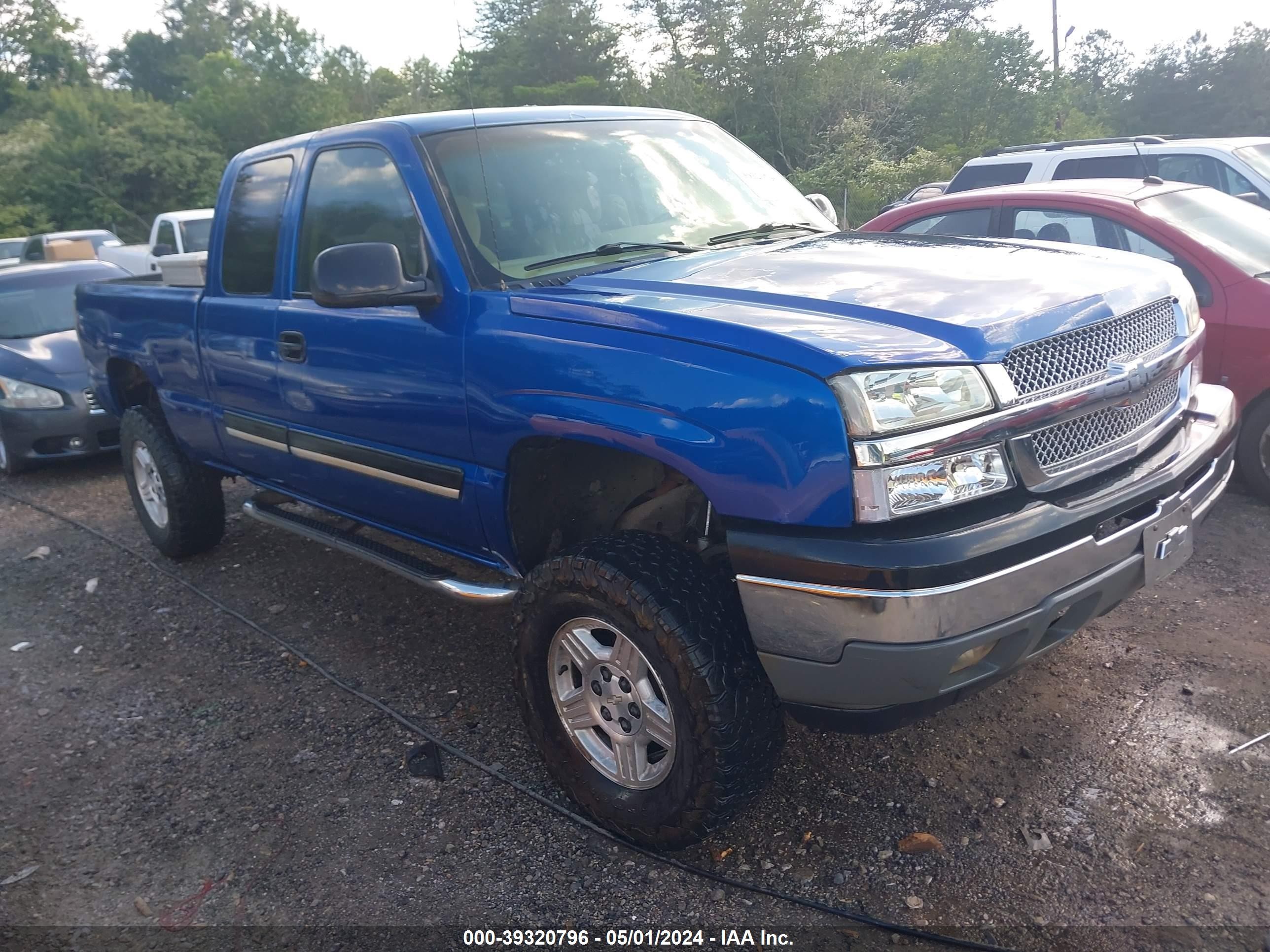 CHEVROLET SILVERADO 2003 2gcek19t531240544