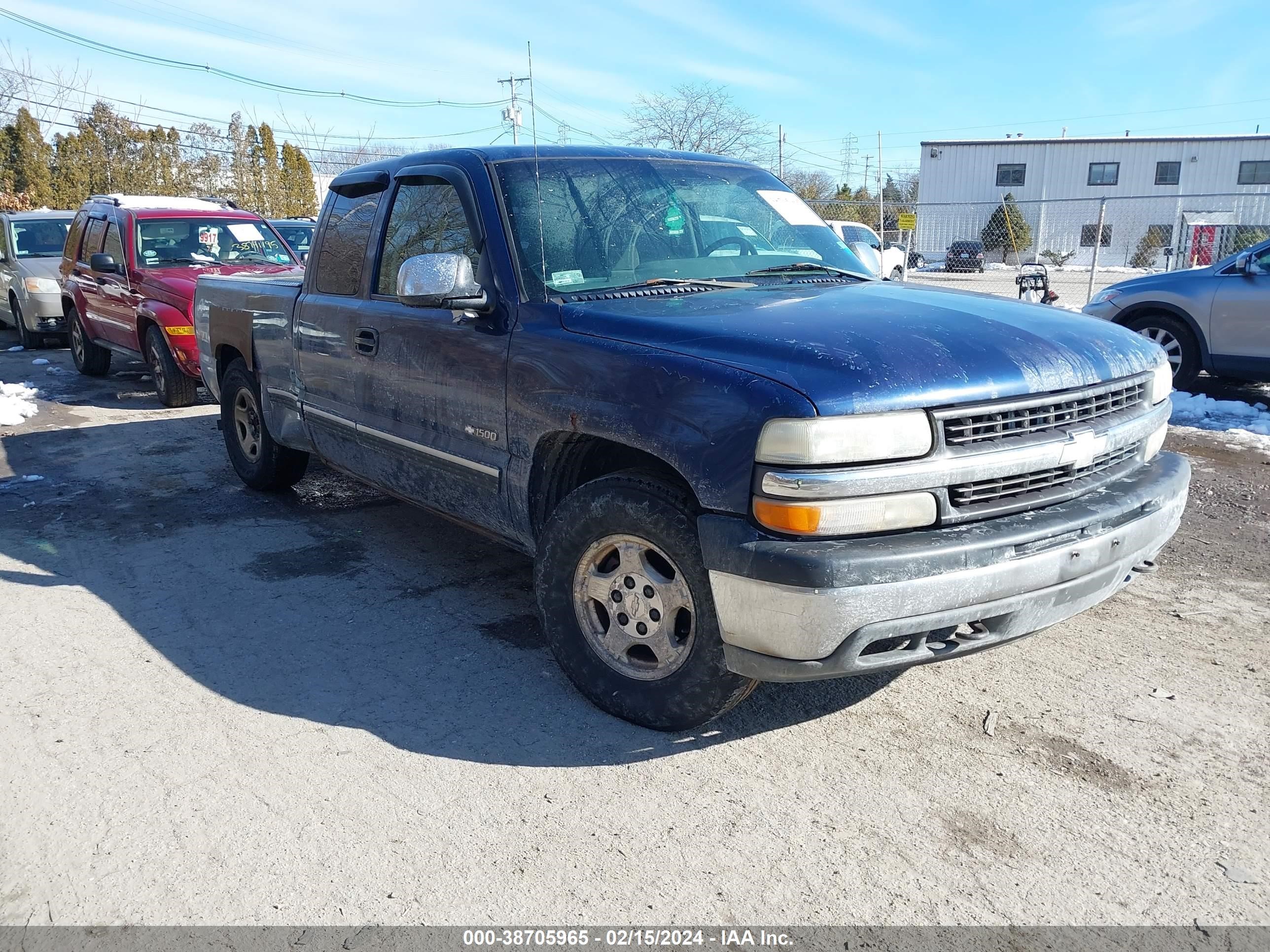 CHEVROLET SILVERADO 2001 2gcek19t611152194