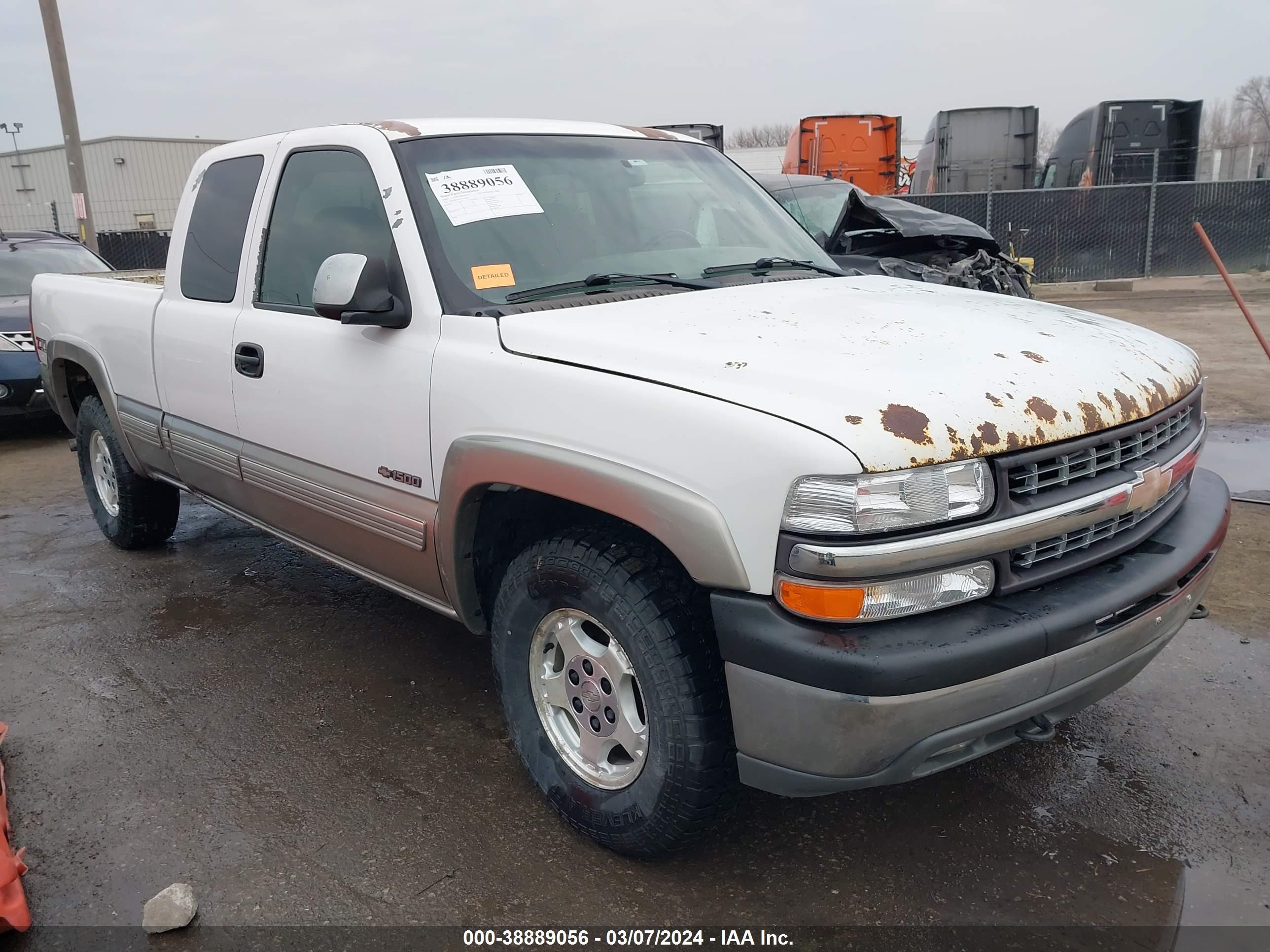 CHEVROLET SILVERADO 2002 2gcek19t721378312