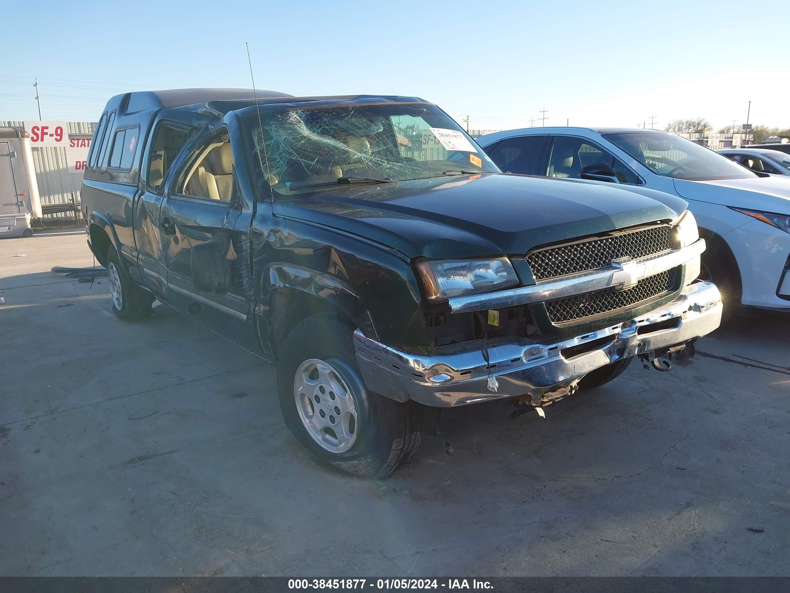 CHEVROLET SILVERADO 2003 2gcek19t731156158