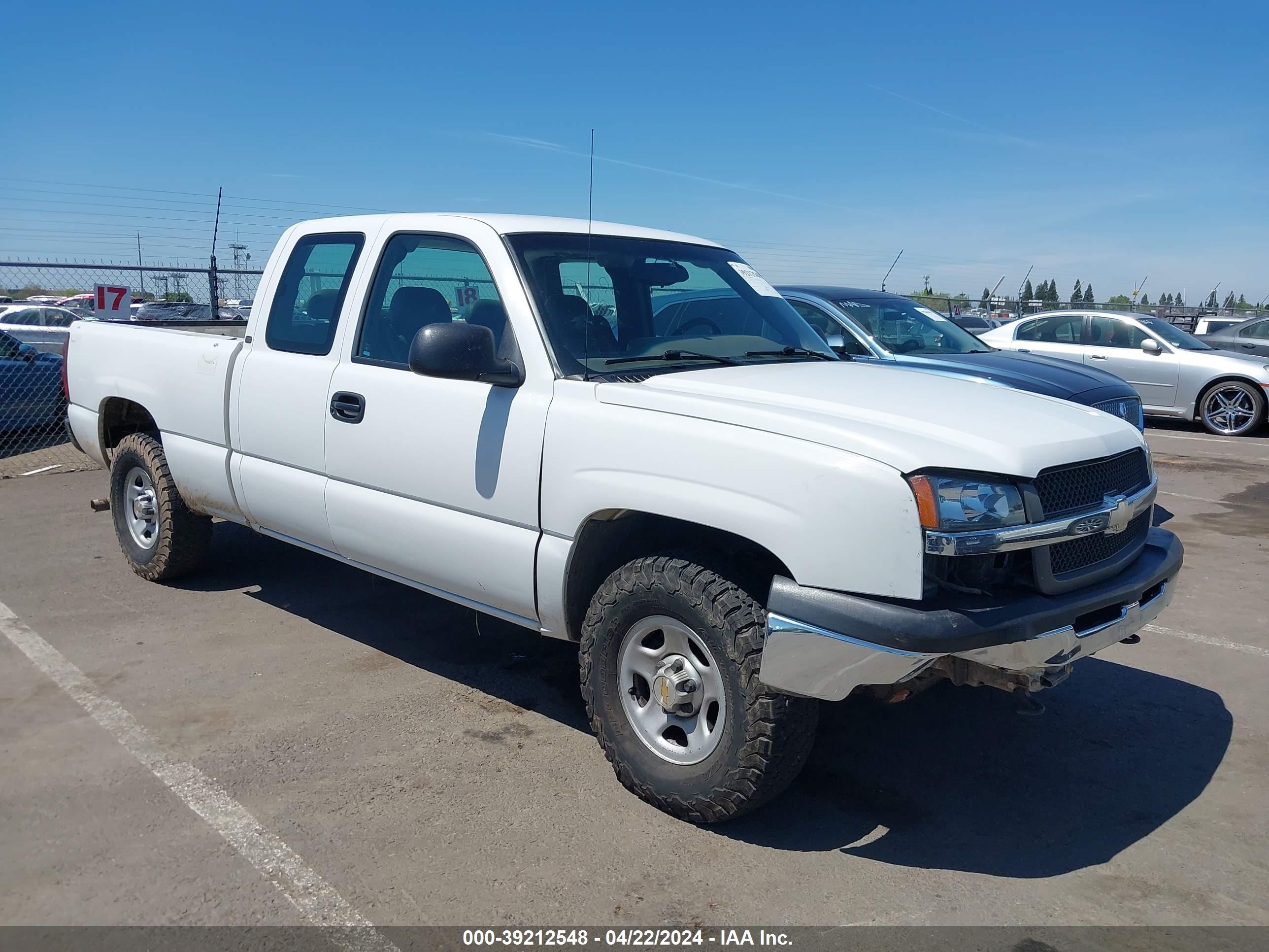 CHEVROLET SILVERADO 2004 2gcek19t741153827