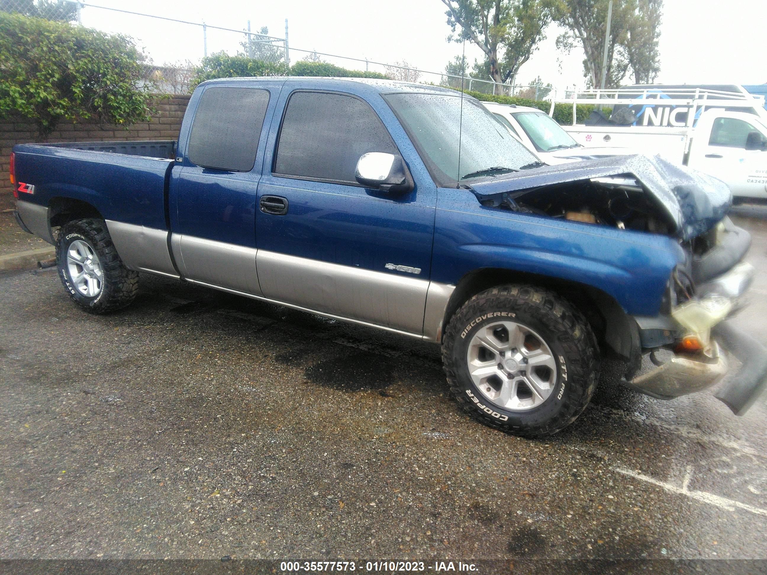 CHEVROLET SILVERADO 2000 2gcek19t7y1105041