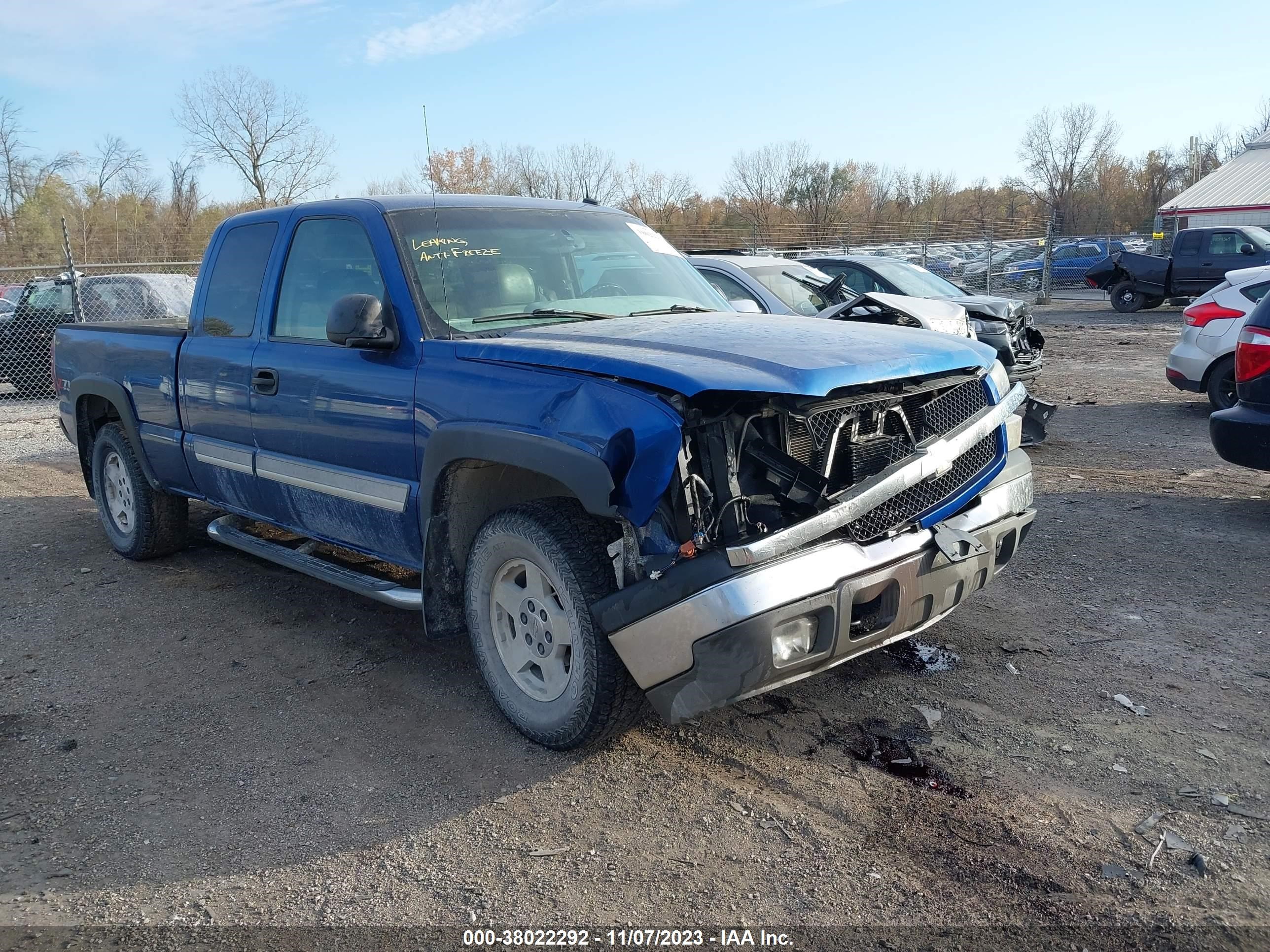 CHEVROLET SILVERADO 2003 2gcek19t831166018