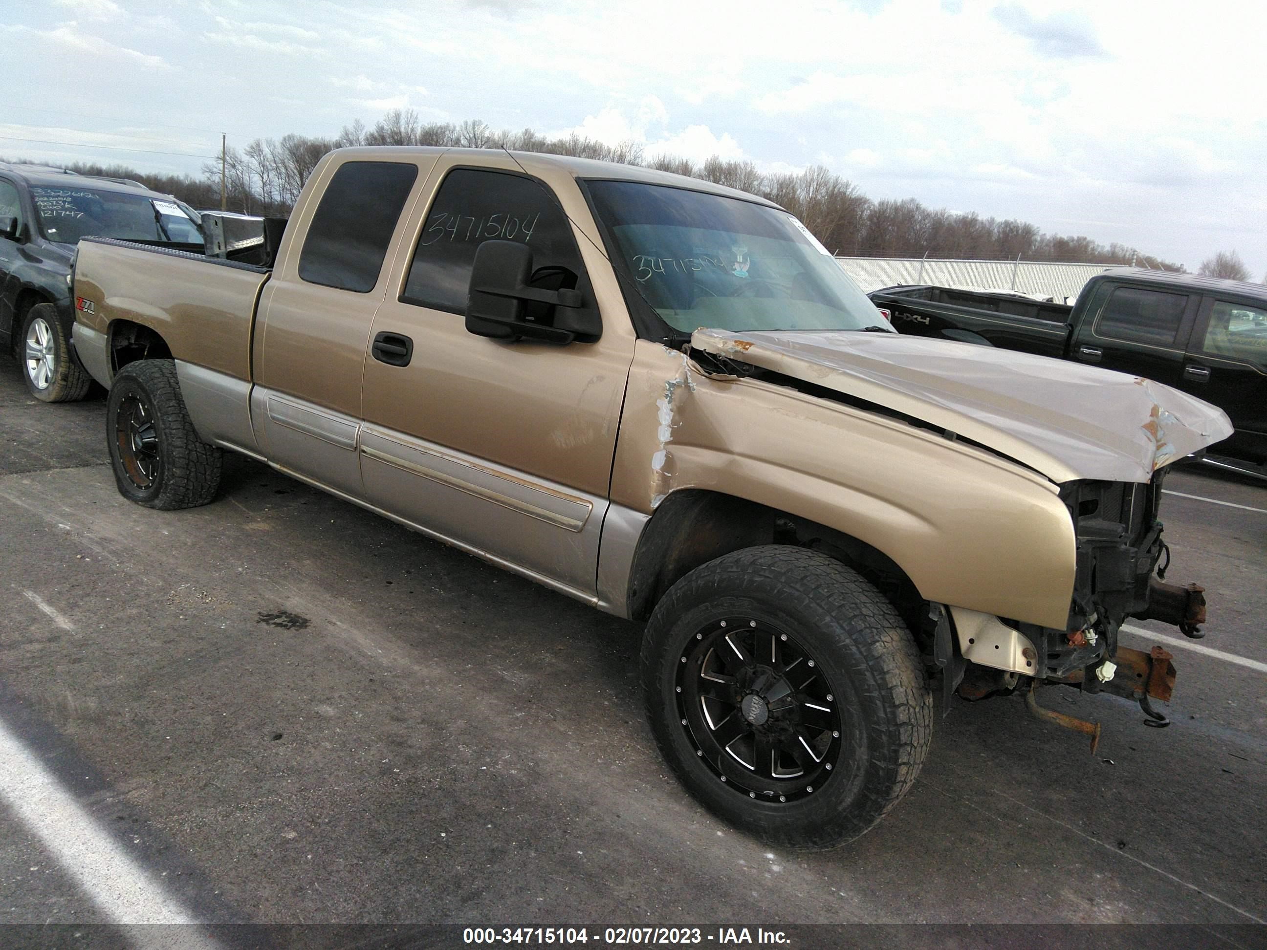 CHEVROLET SILVERADO 2004 2gcek19t841125583