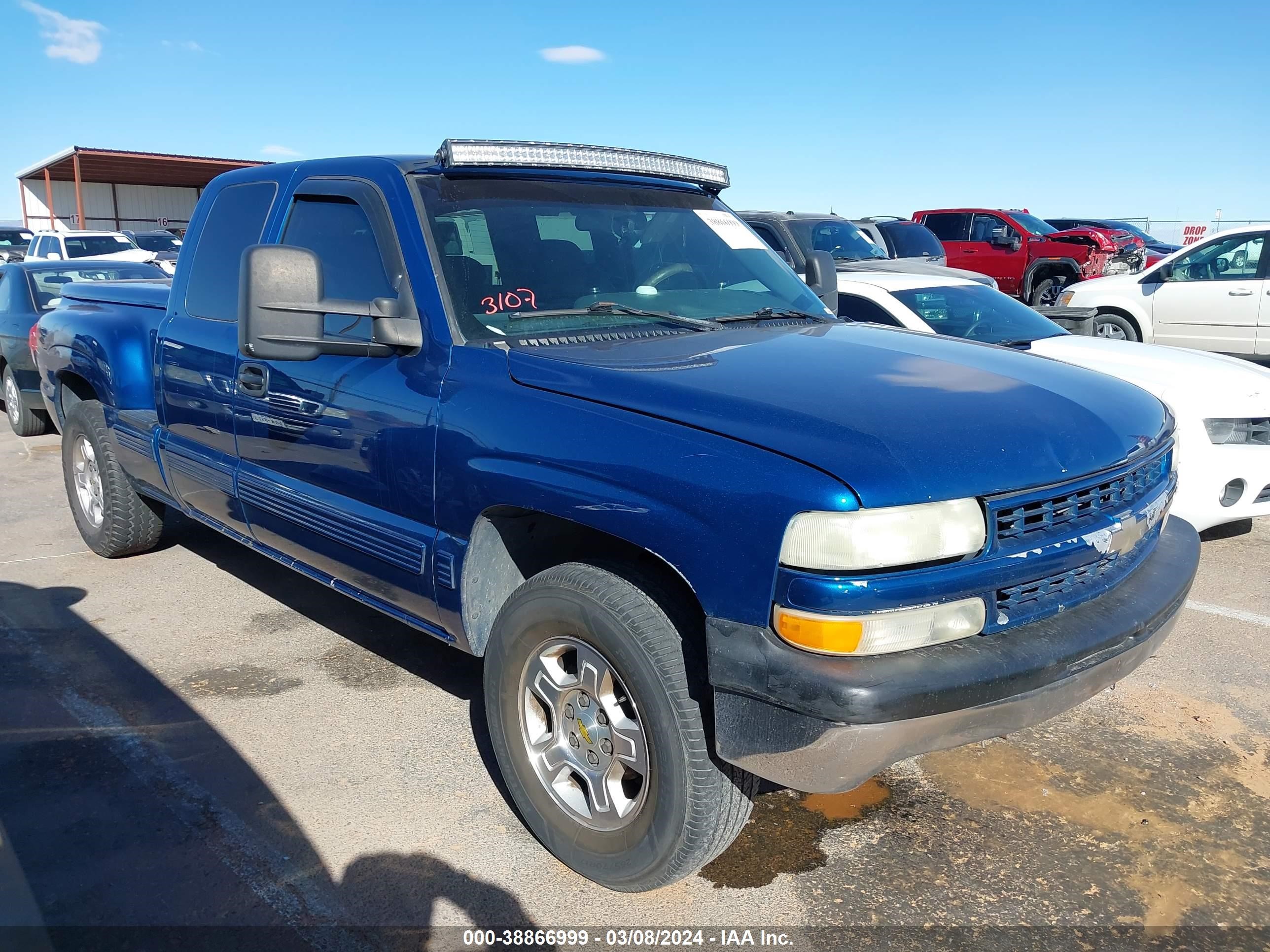 CHEVROLET SILVERADO 2000 2gcek19t8y1399453