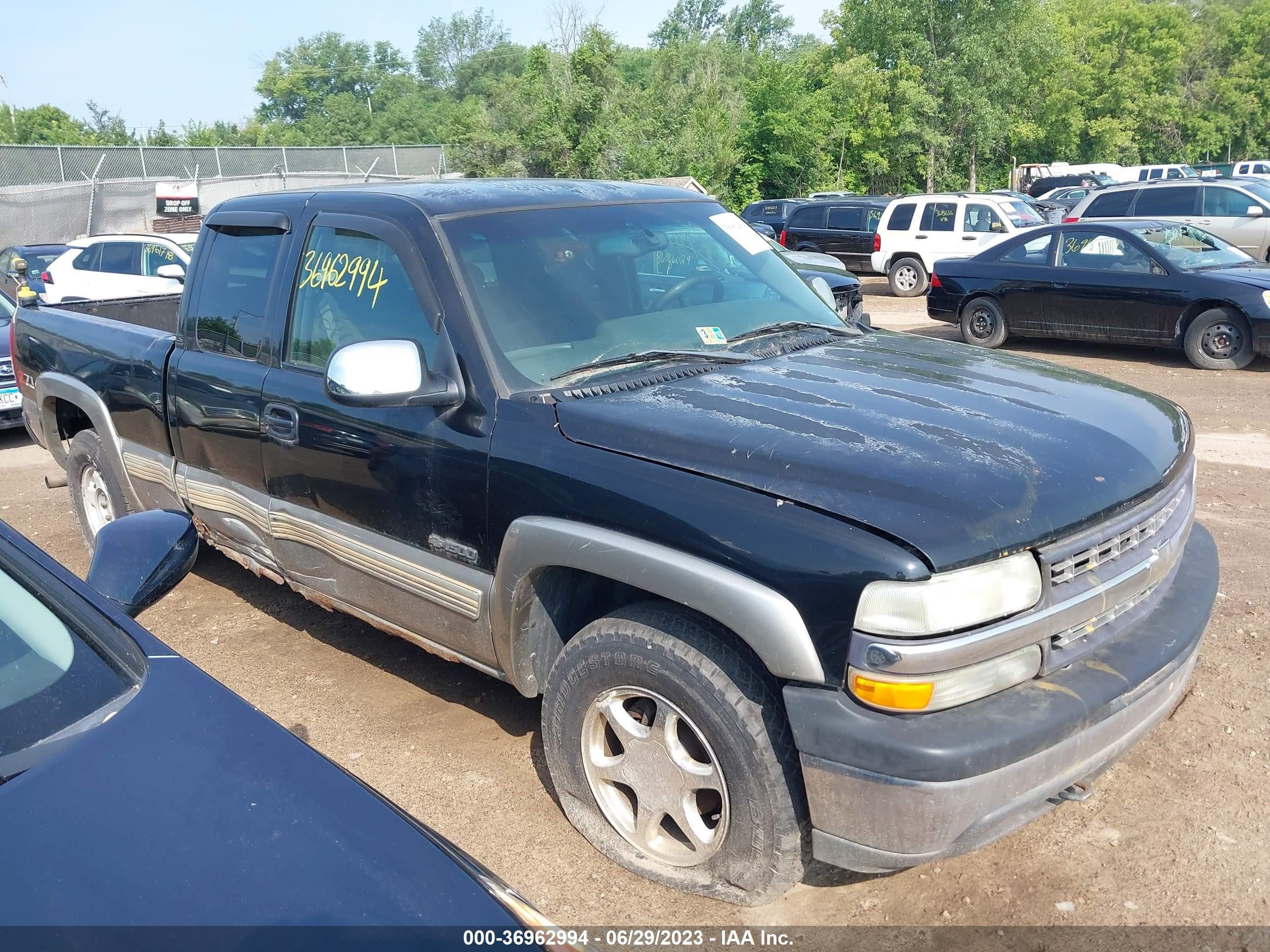 CHEVROLET SILVERADO 2002 2gcek19t921400648