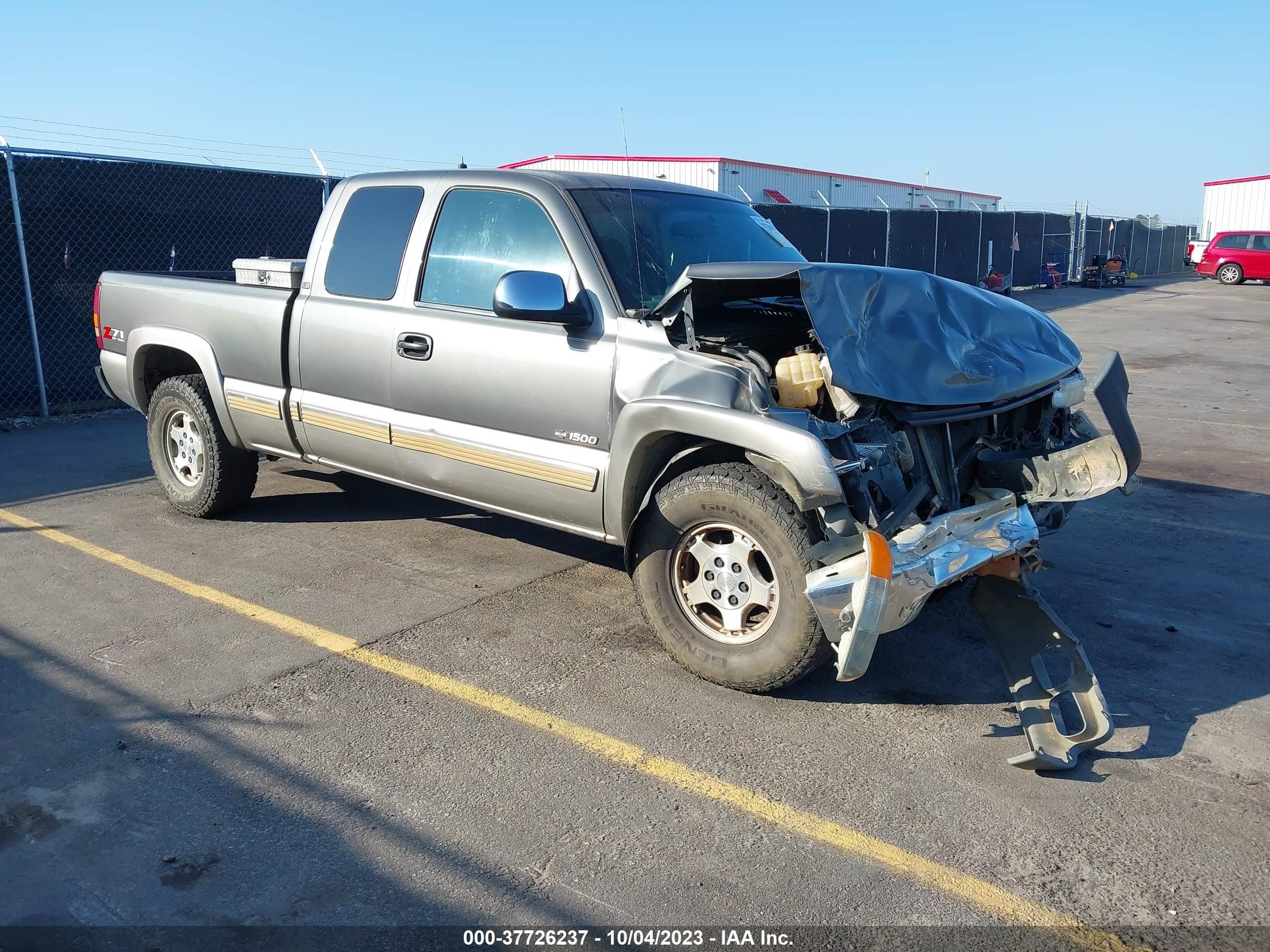 CHEVROLET SILVERADO 2002 2gcek19tx21119717