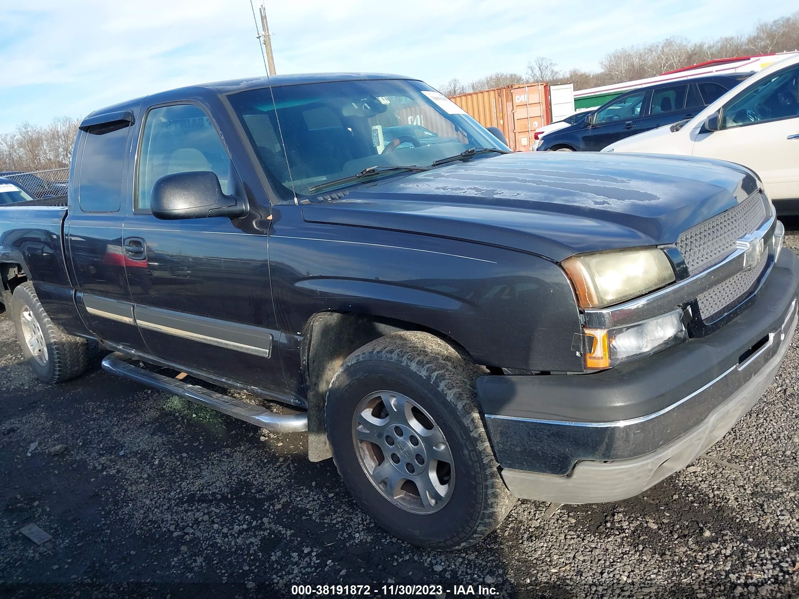 CHEVROLET SILVERADO 2003 2gcek19tx31369220