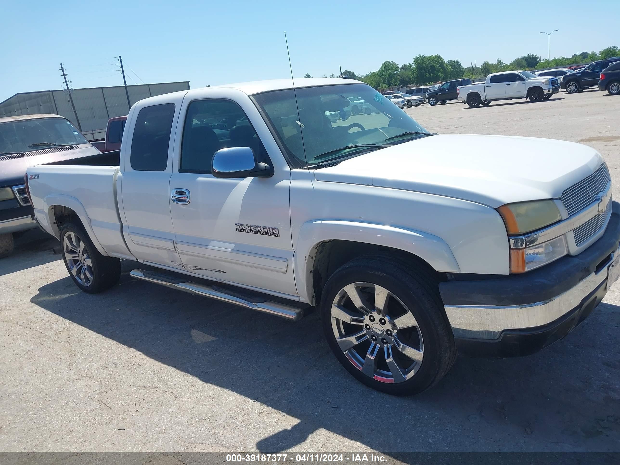 CHEVROLET SILVERADO 2004 2gcek19tx41156818