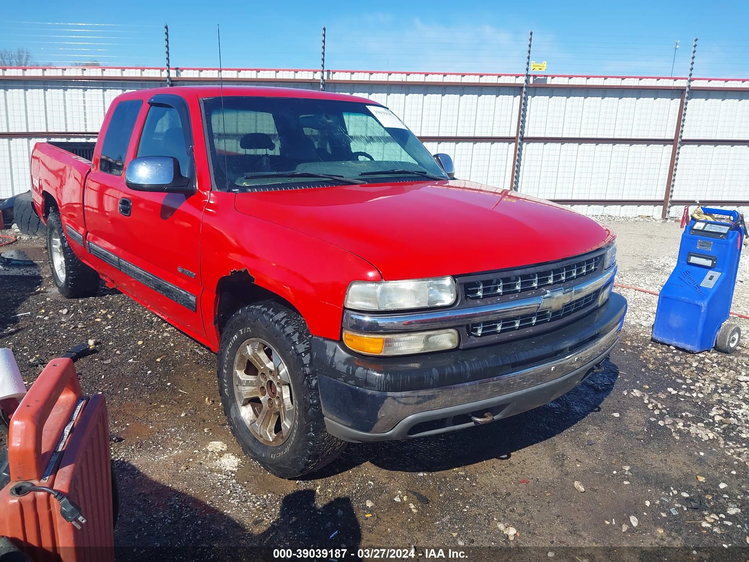 CHEVROLET SILVERADO 2000 2gcek19txy1303662