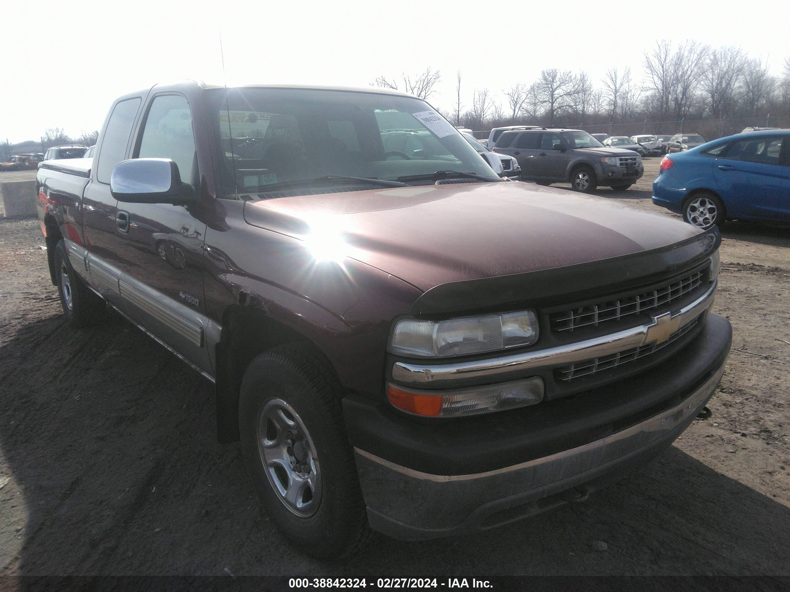 CHEVROLET SILVERADO 2002 2gcek19v121121468