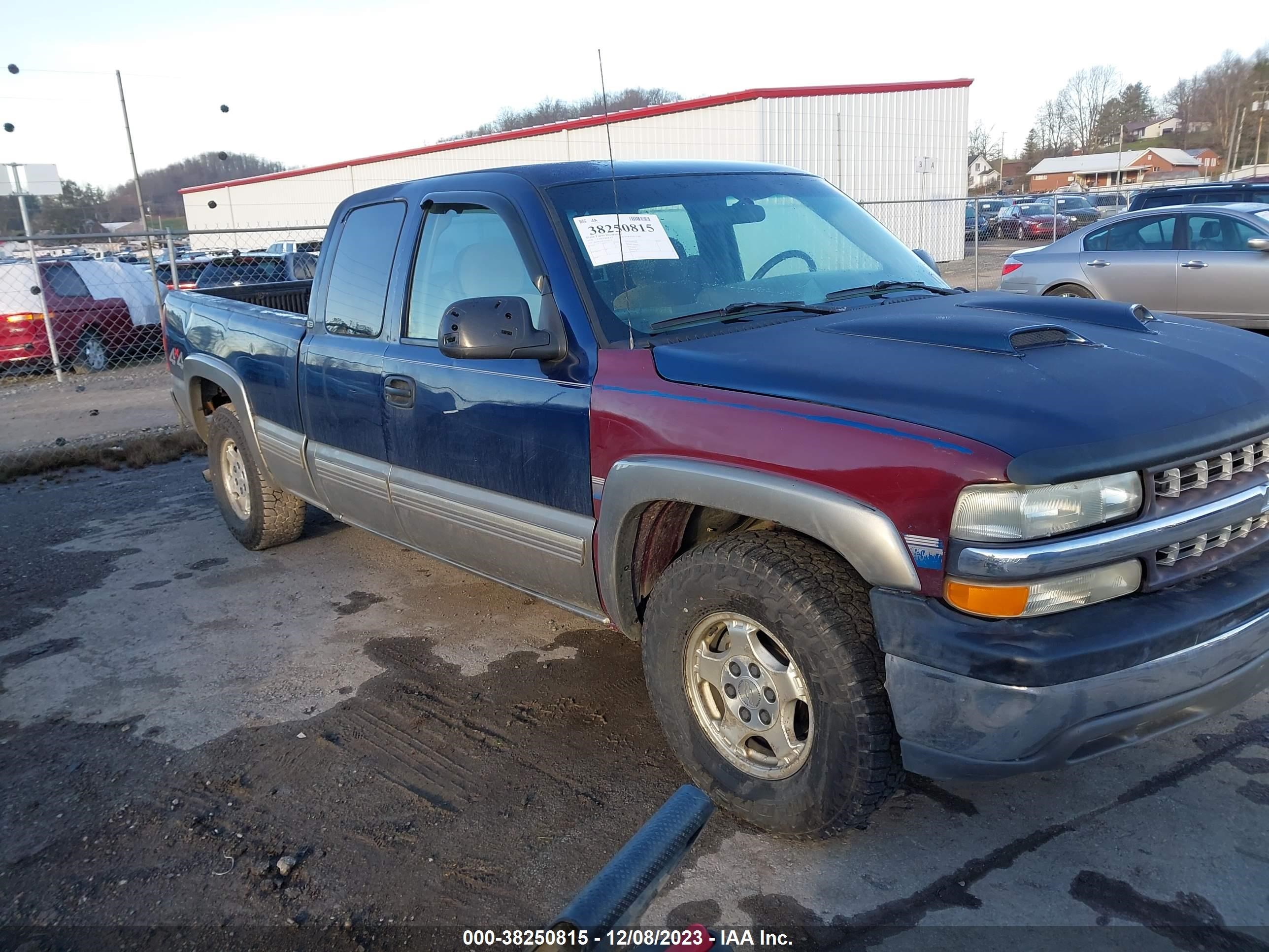 CHEVROLET SILVERADO 1999 2gcek19v1x1218516