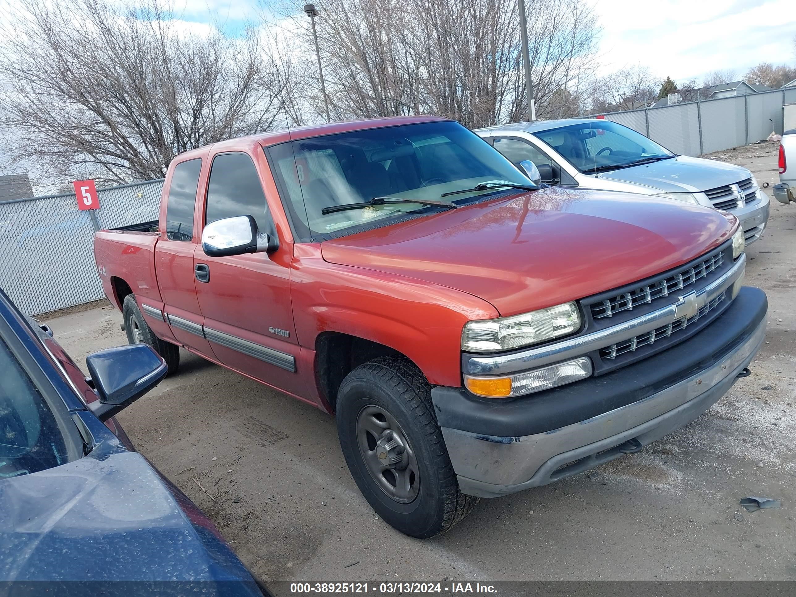 CHEVROLET SILVERADO 2001 2gcek19v911273626