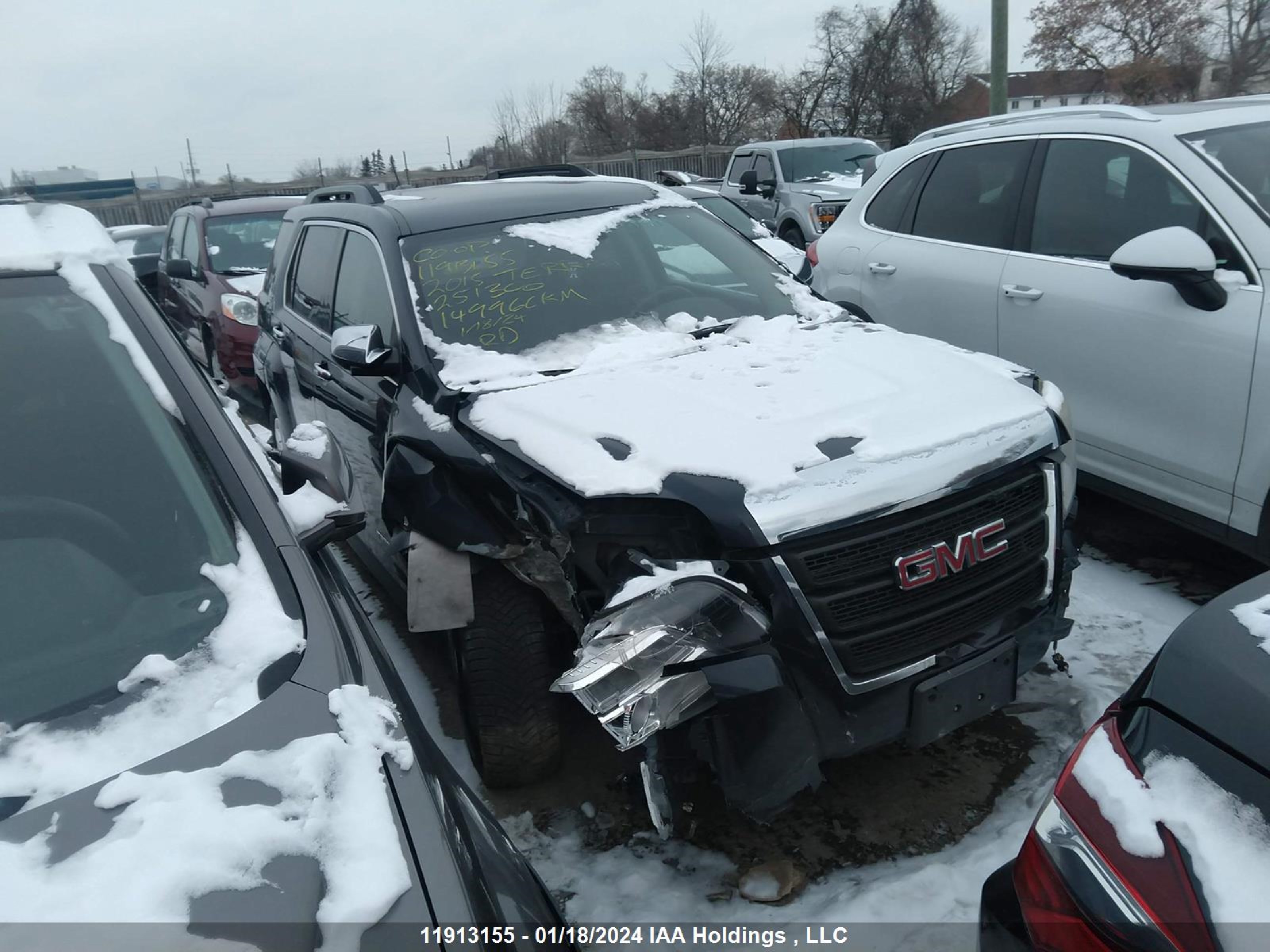 GMC TERRAIN 2015 2gkalrek7f6251306