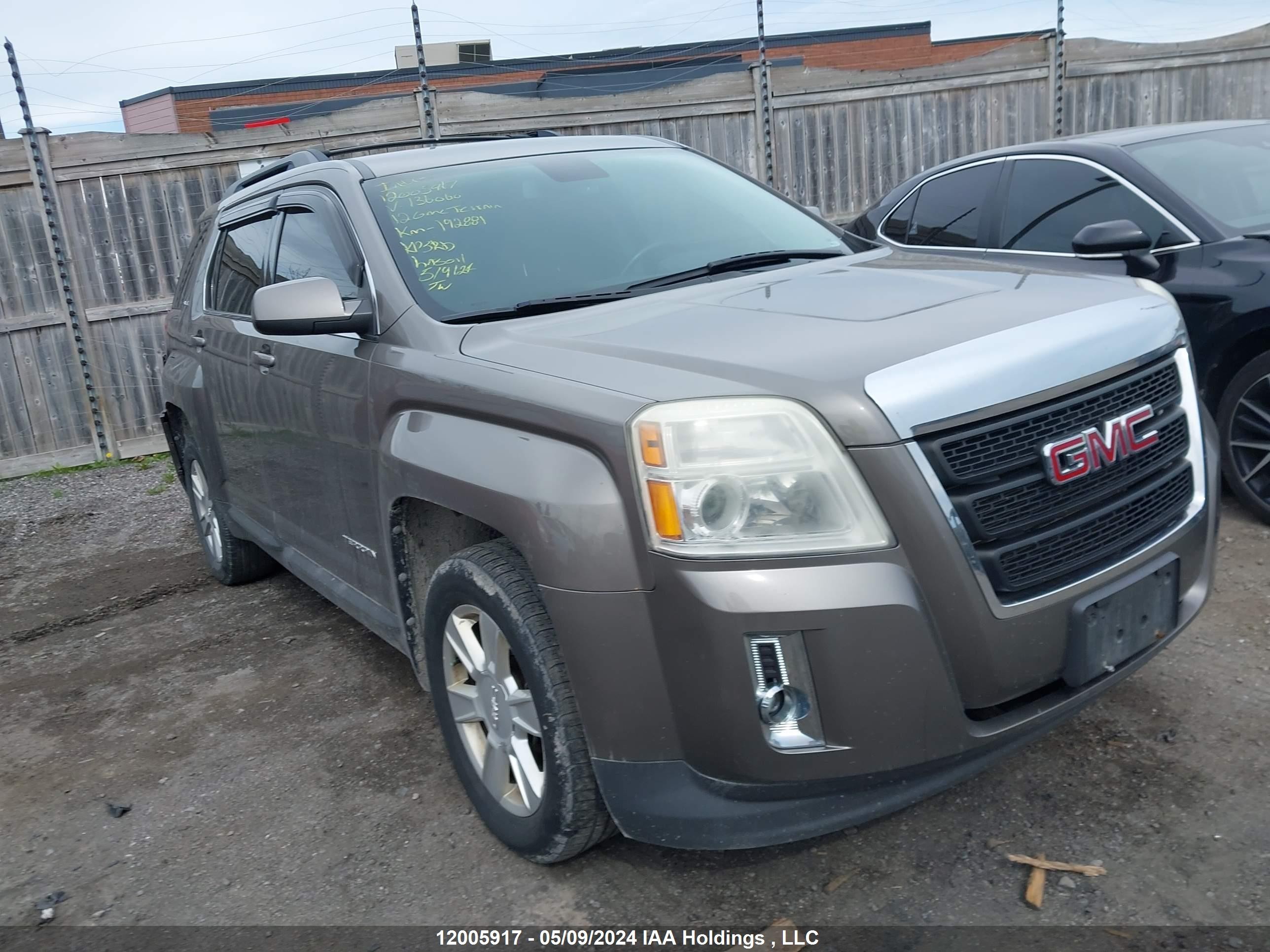 GMC TERRAIN 2012 2gkalsek3c6136060