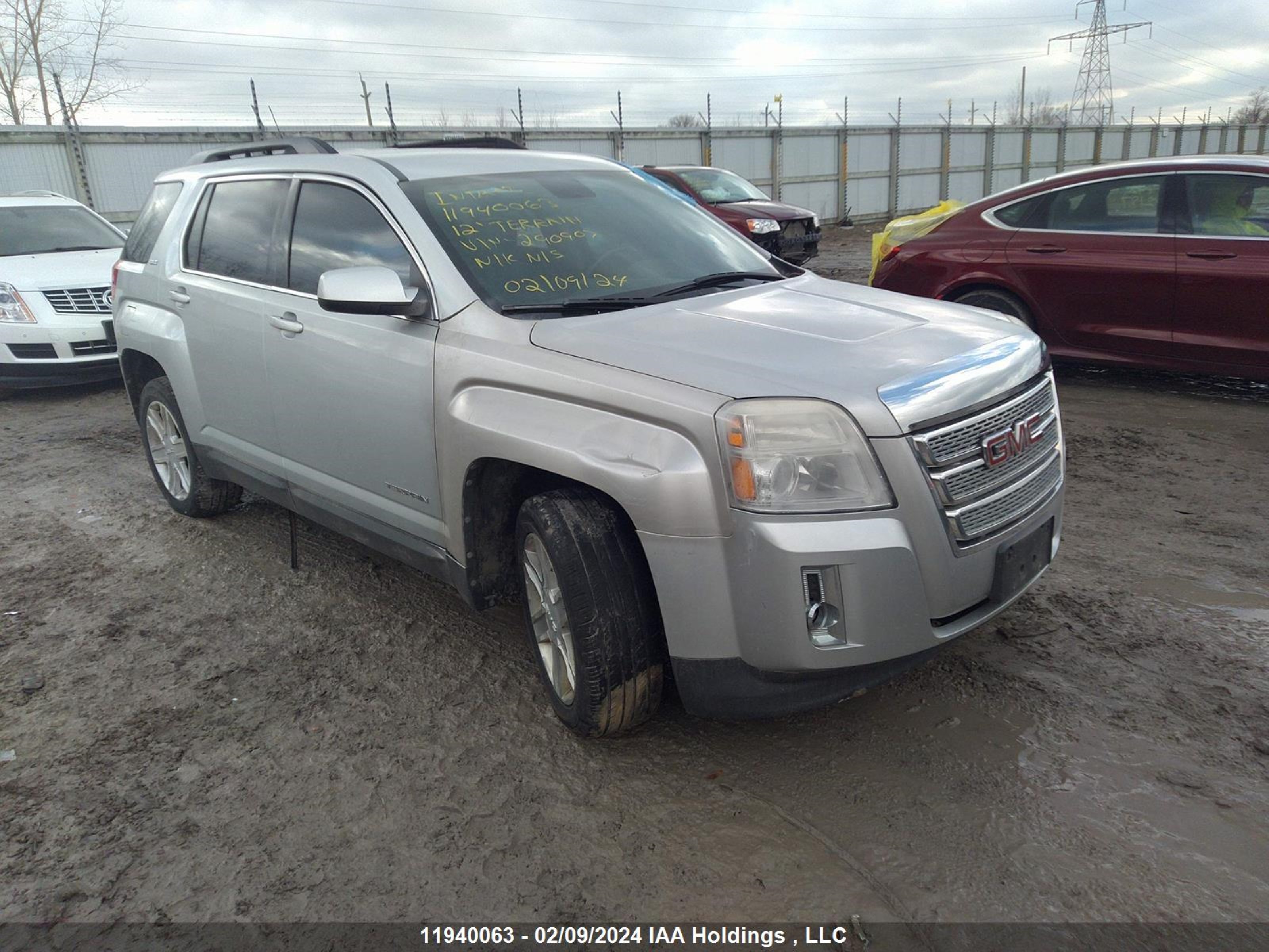 GMC TERRAIN 2012 2gkaluekxc6290907