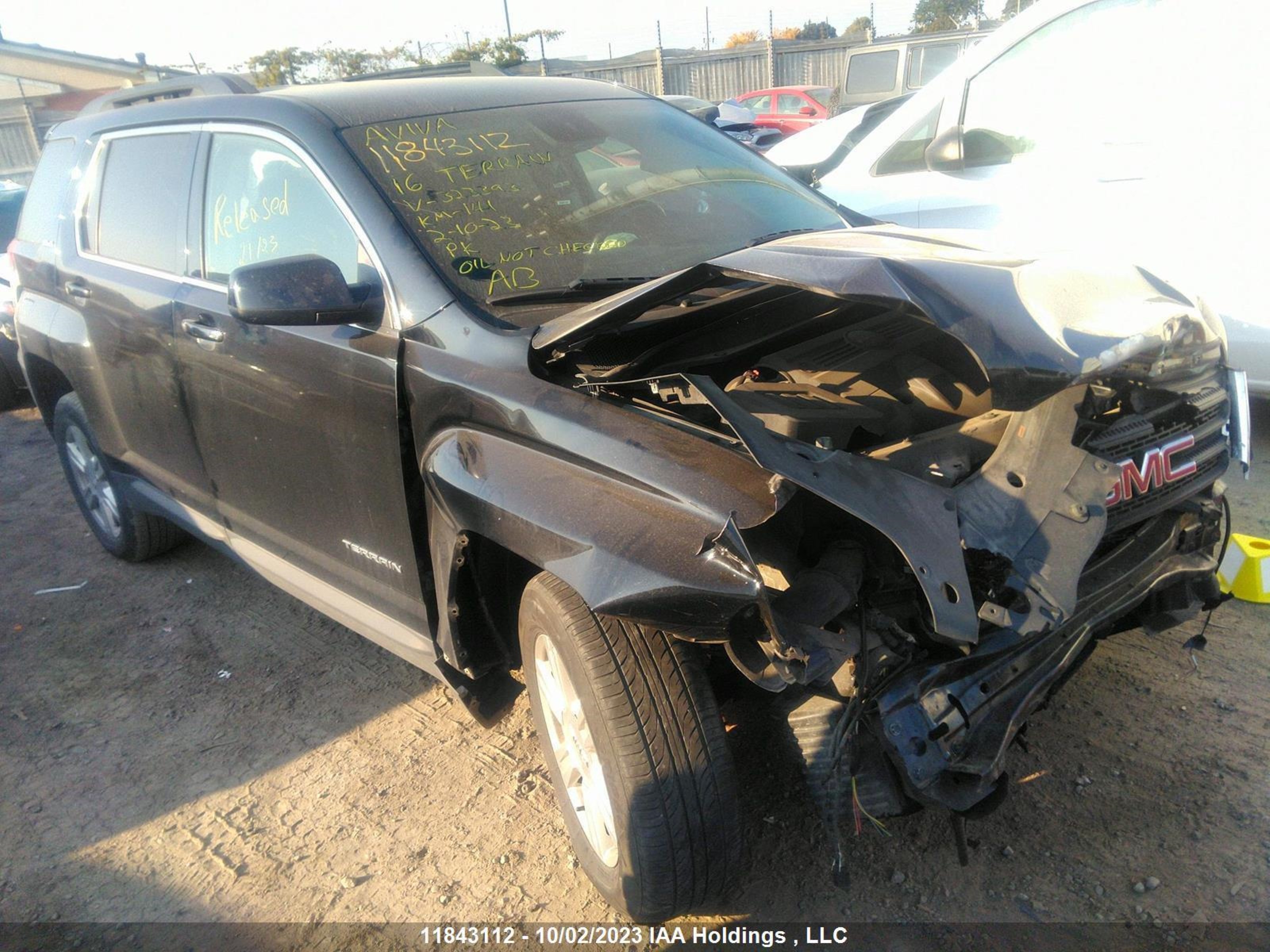 GMC TERRAIN 2016 2gkflne34g6323393