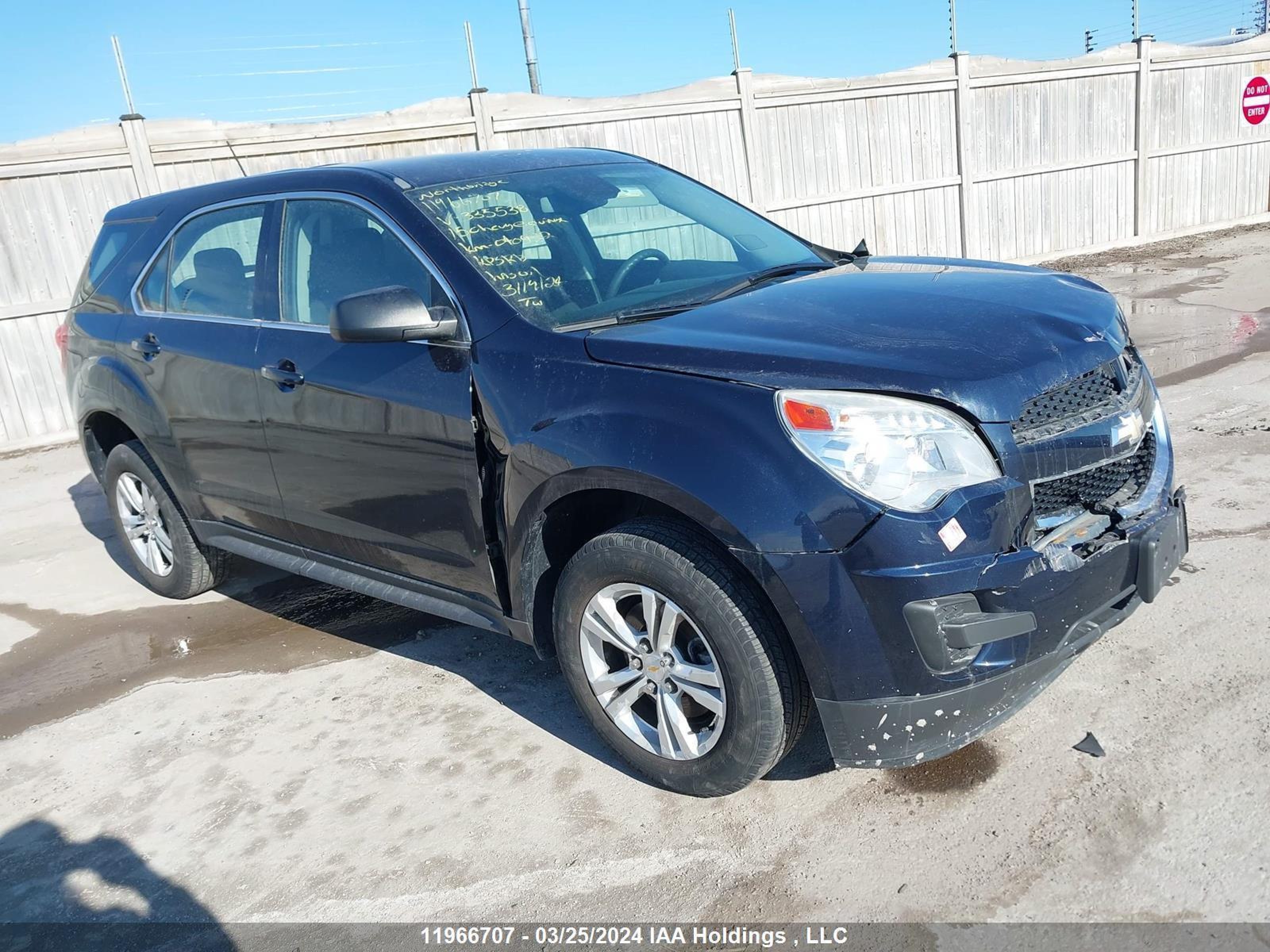 CHEVROLET EQUINOX 2015 2gnalaek4f6335538