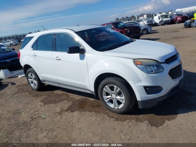 CHEVROLET EQUINOX 2016 2gnalbek5g6217330