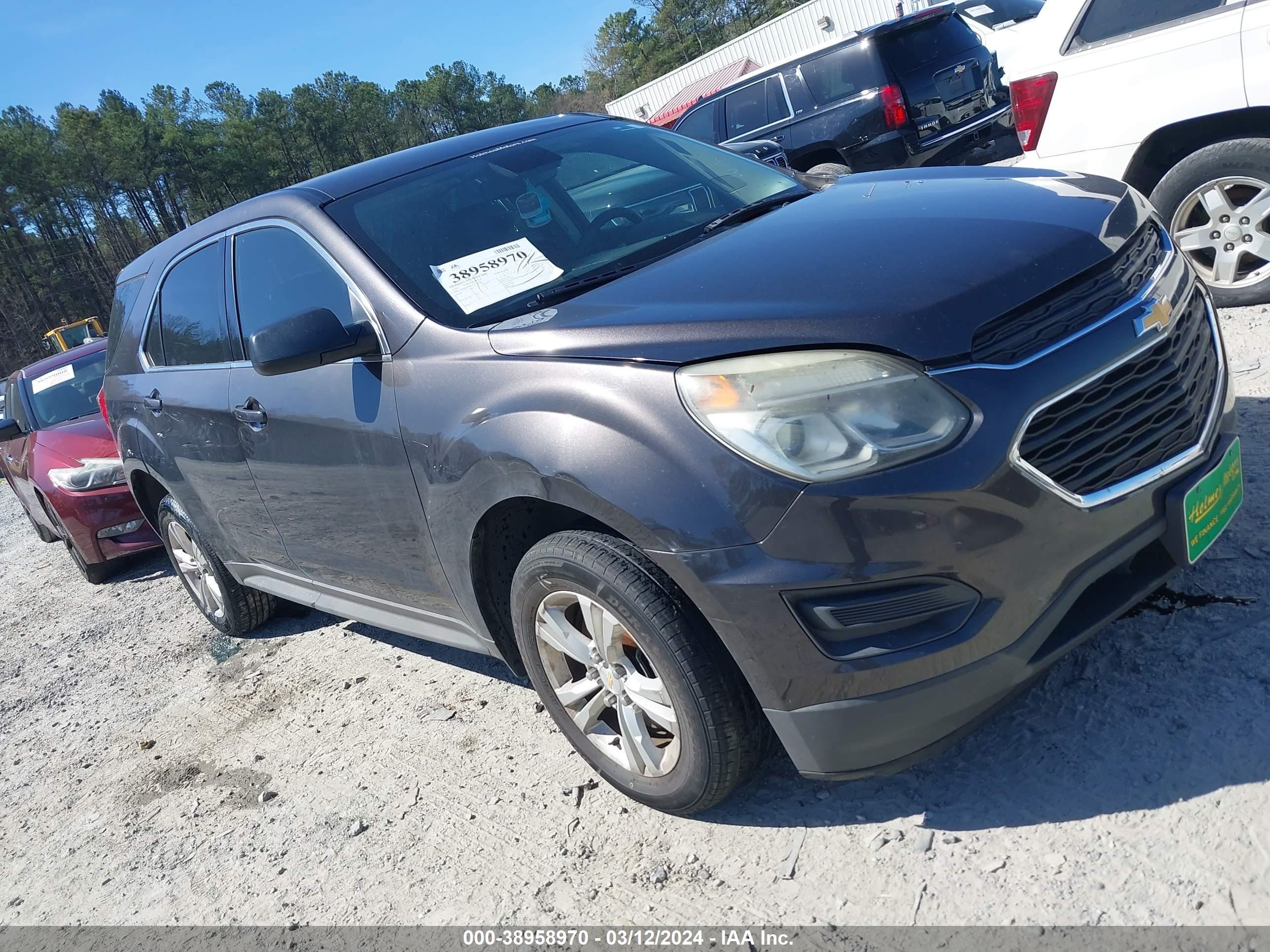 CHEVROLET EQUINOX 2016 2gnalbek7g6178305