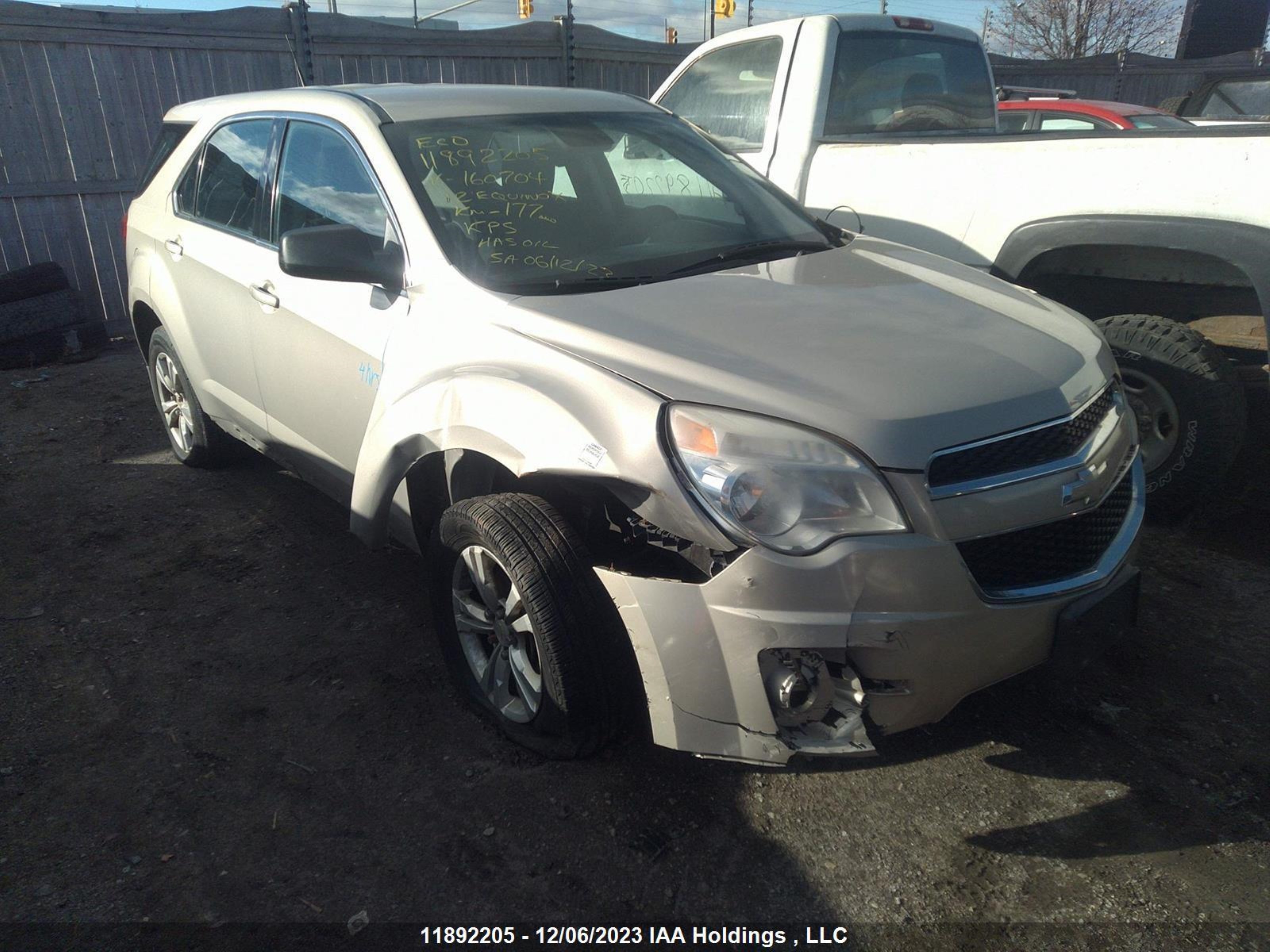 CHEVROLET EQUINOX 2012 2gnalbek9c1160704