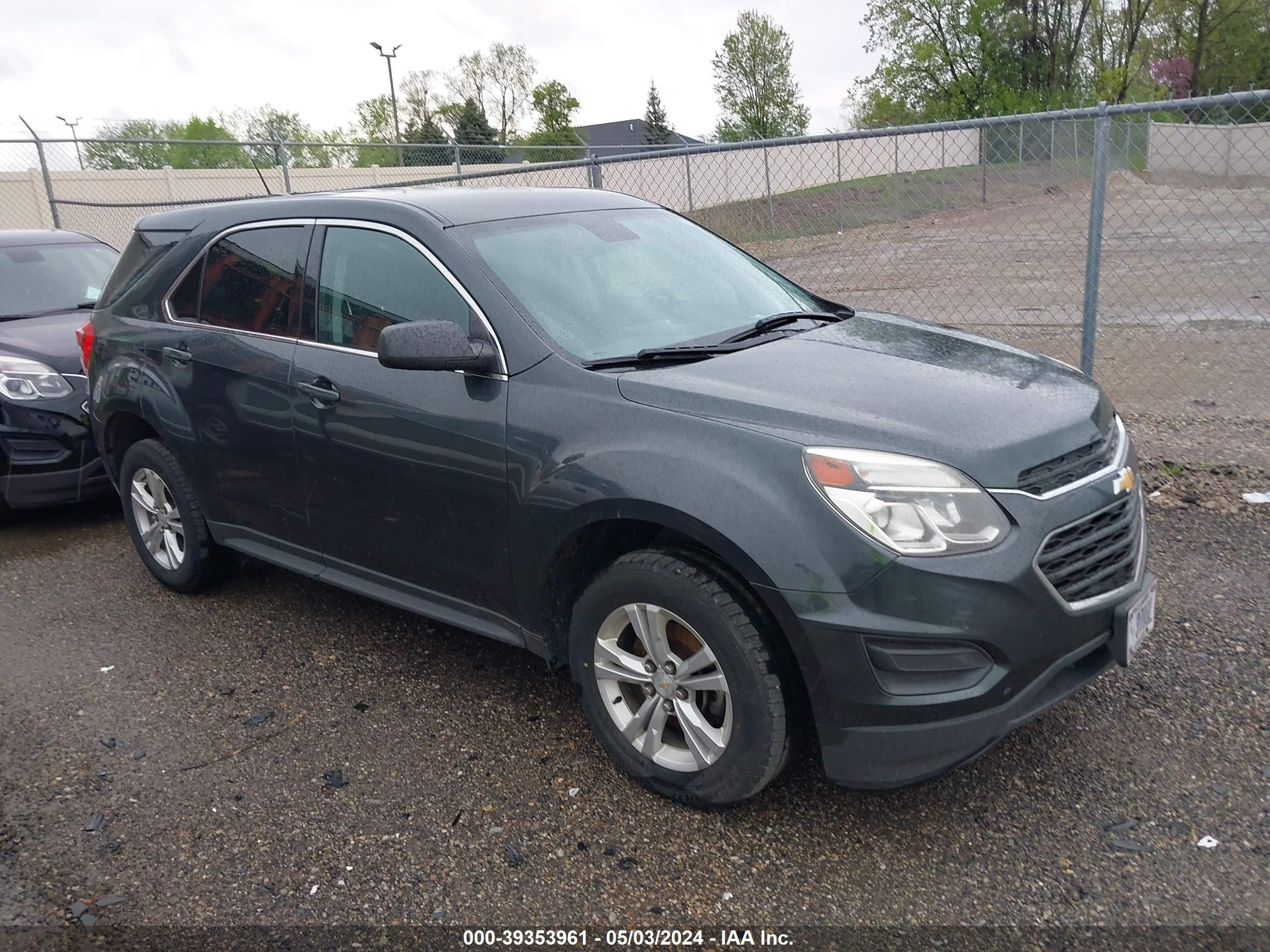 CHEVROLET EQUINOX 2017 2gnalbekxh1606530