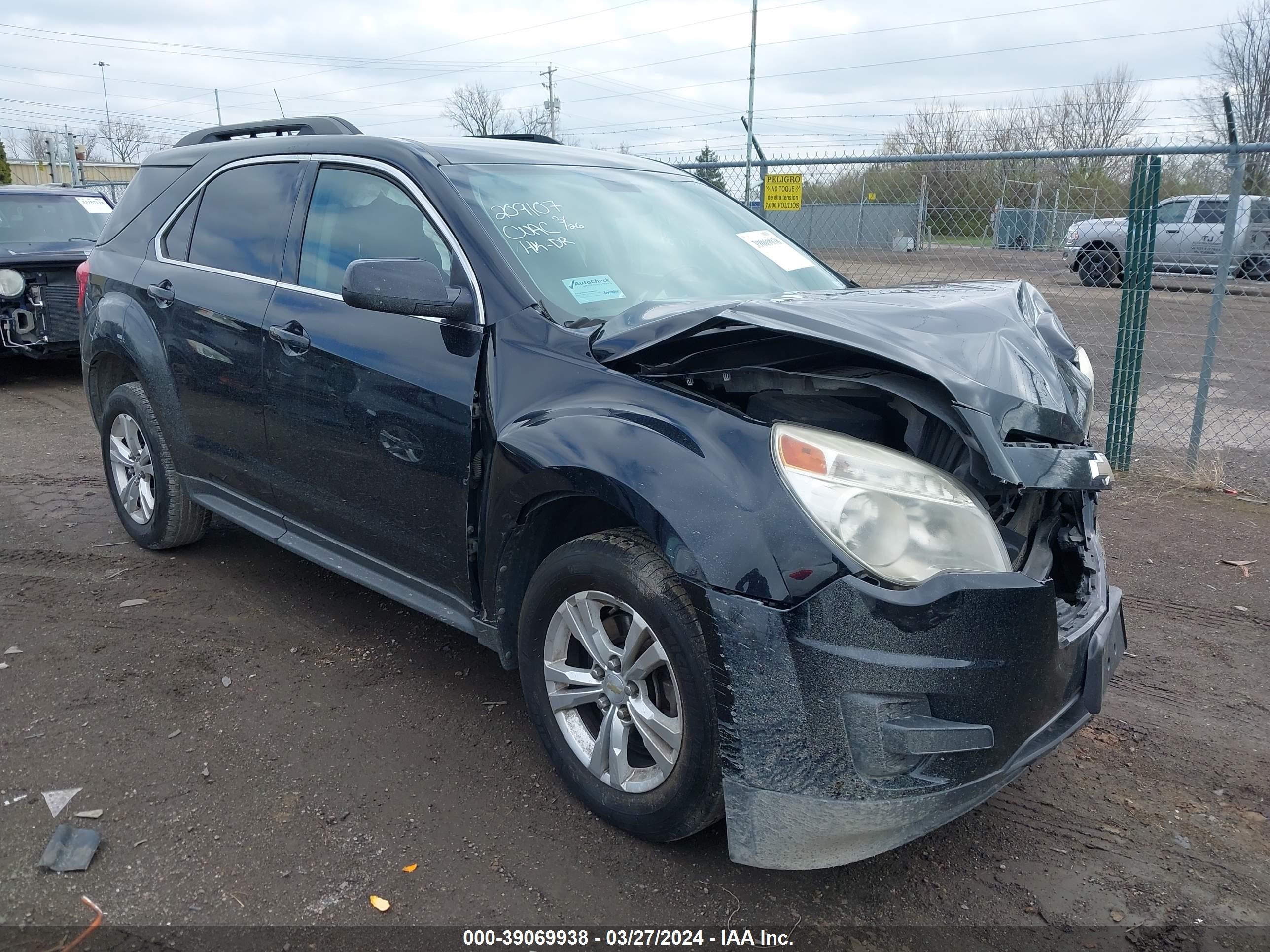 CHEVROLET EQUINOX 2011 2gnaldec3b1209107