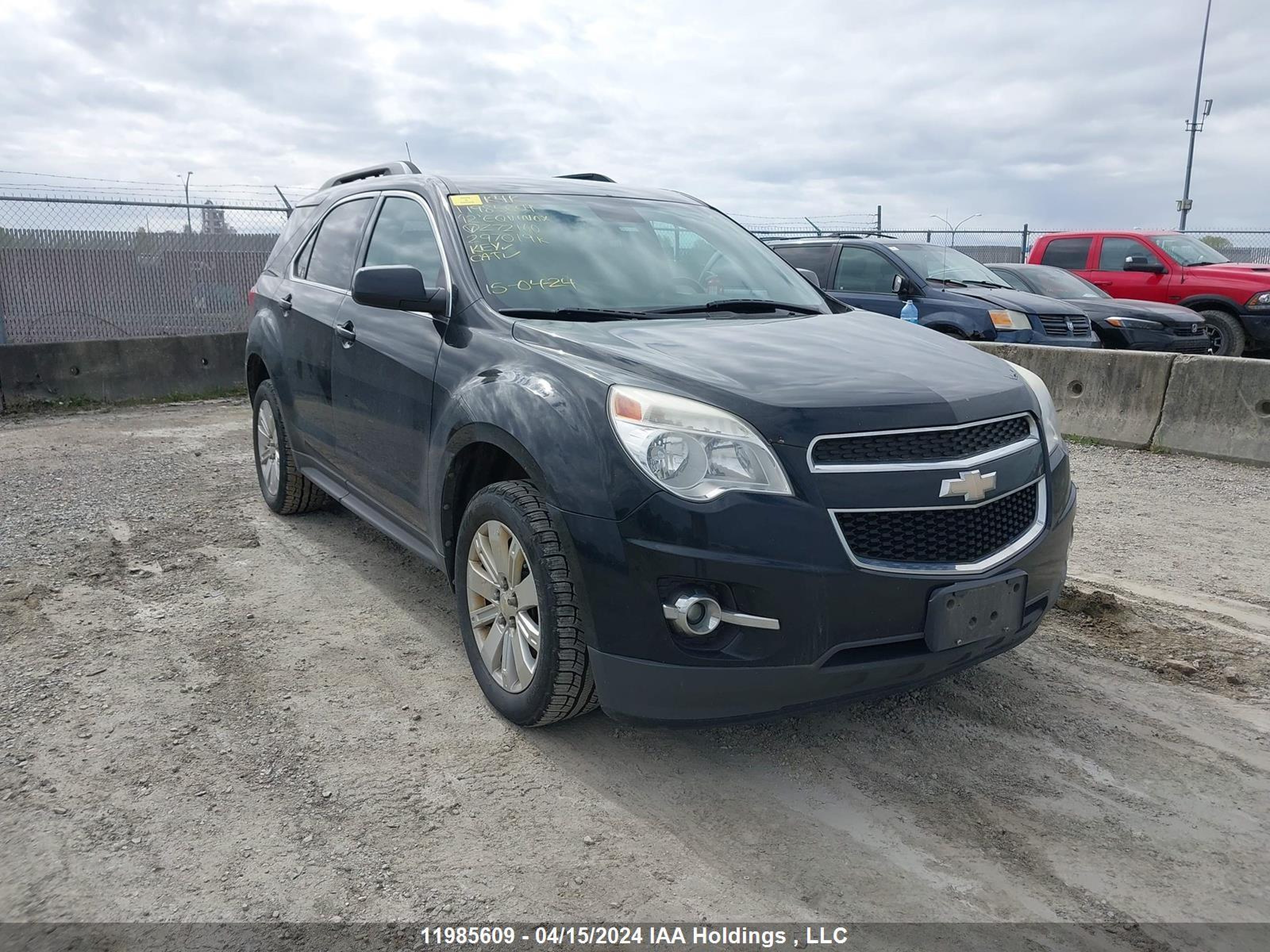 CHEVROLET EQUINOX 2012 2gnaldek9c6272160