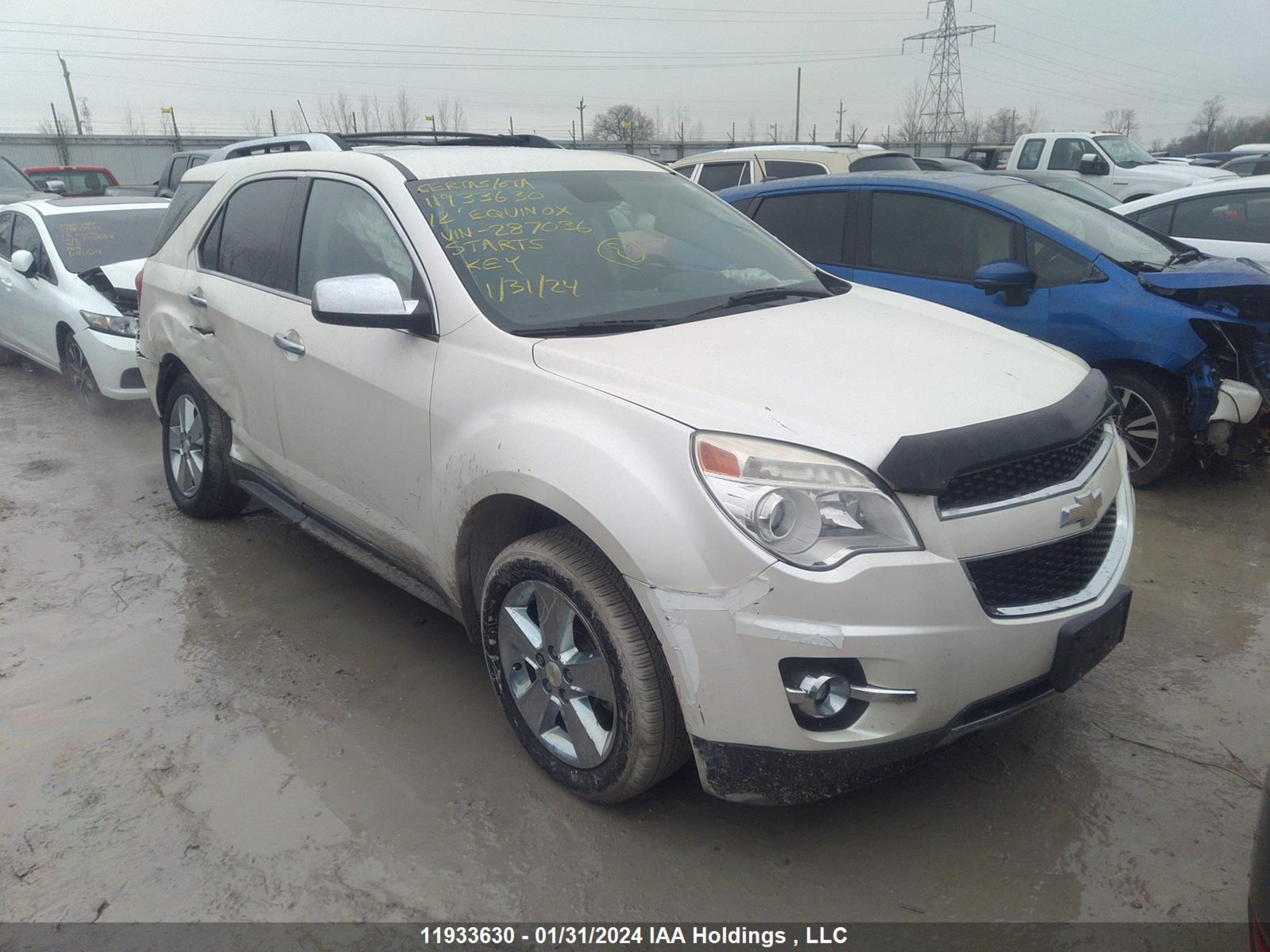 CHEVROLET EQUINOX 2012 2gnalfek5c1287036