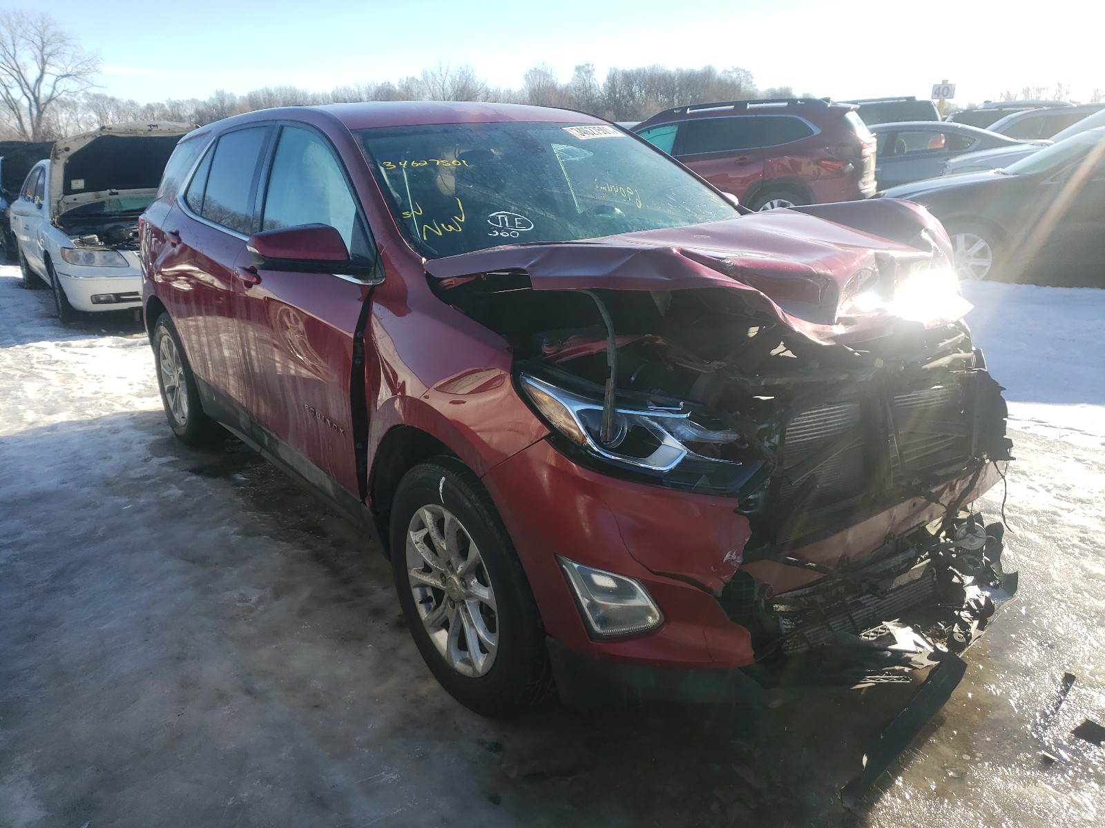 CHEVROLET EQUINOX LT 2018 2gnaxsev8j6321512