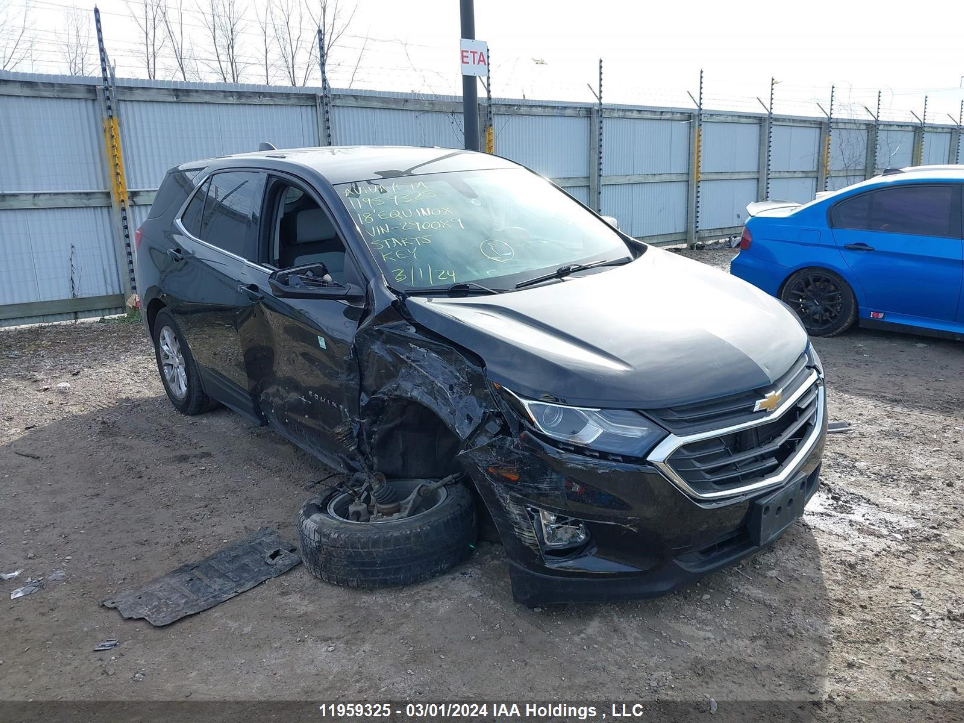 CHEVROLET EQUINOX 2018 2gnaxsev9j6290089