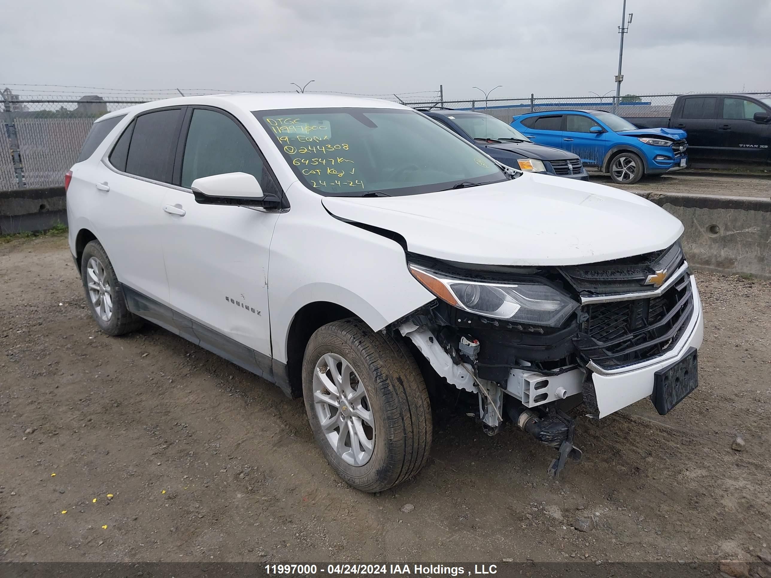 CHEVROLET EQUINOX 2019 2gnaxuev0k6244308