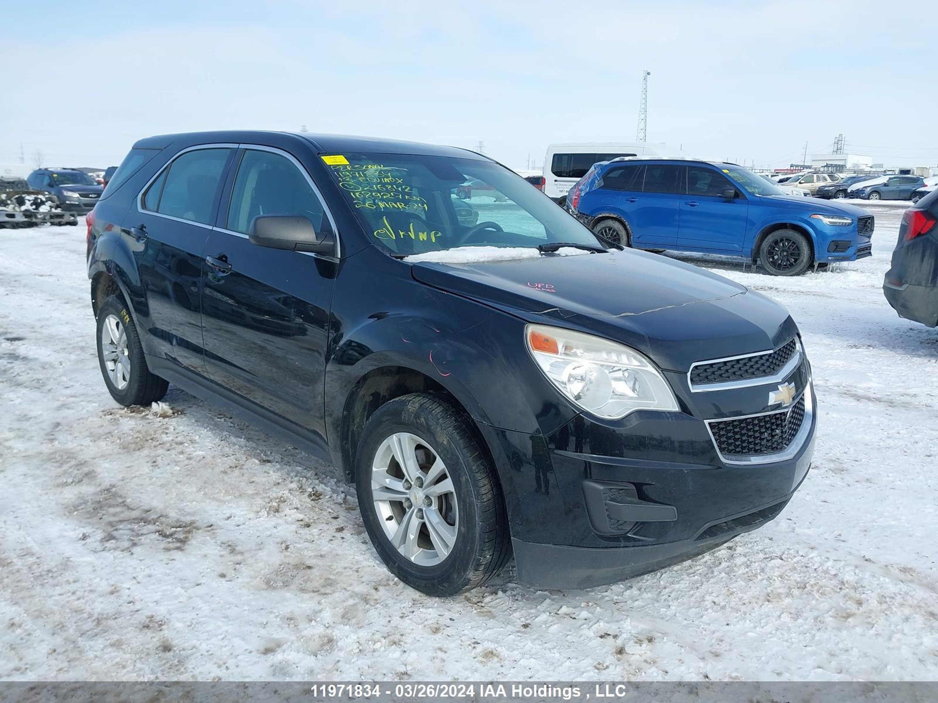 CHEVROLET EQUINOX 2013 2gnflcek6d6216842