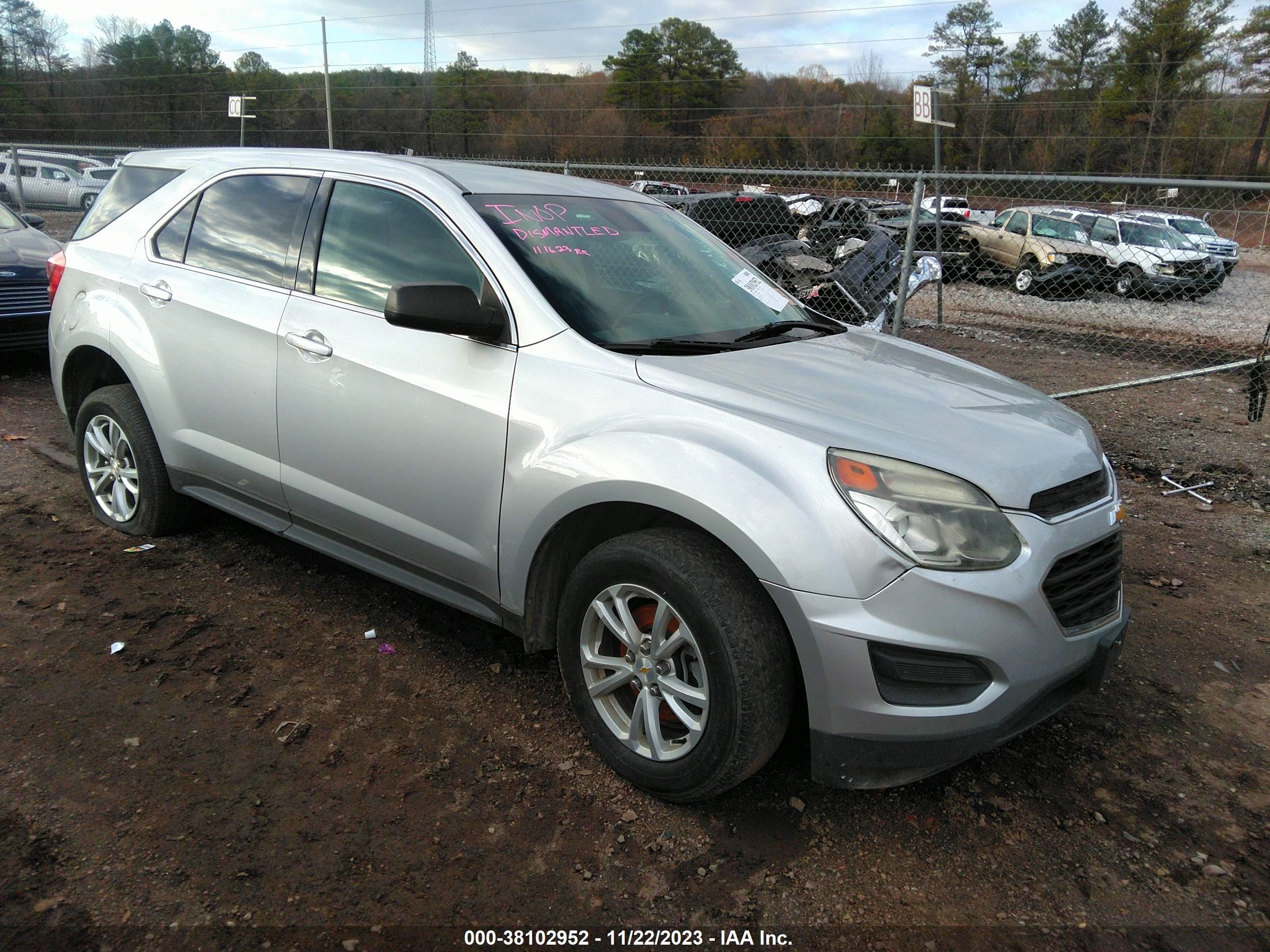 CHEVROLET EQUINOX 2017 2gnfleek1h6255064