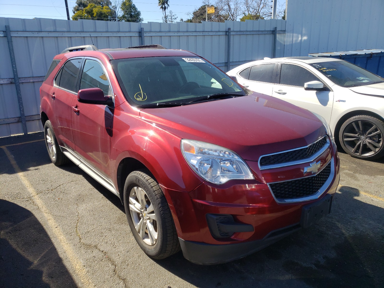 CHEVROLET EQUINOX LT 2012 2gnfleek4c6201721