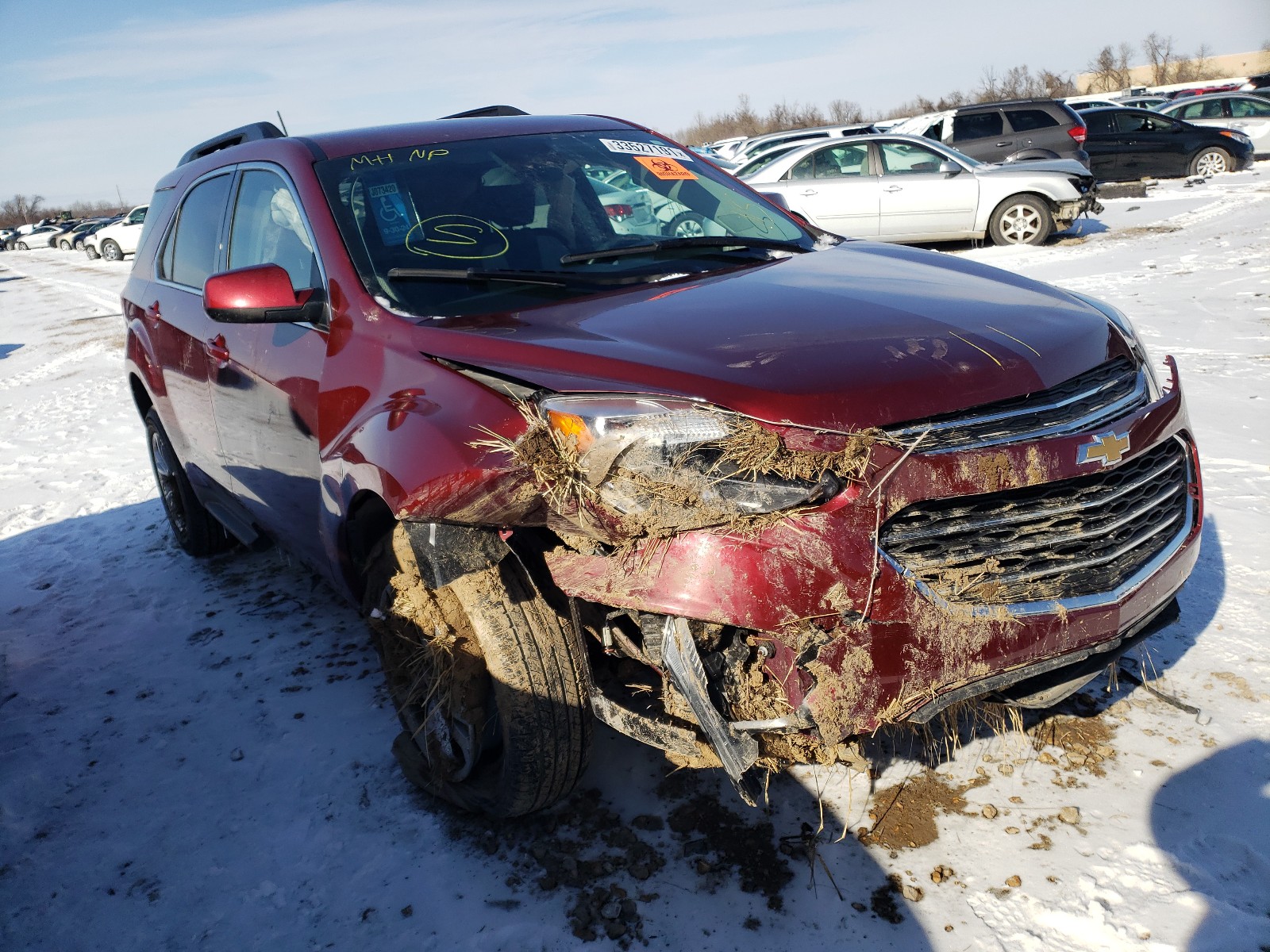 CHEVROLET EQUINOX LT 2017 2gnflfe37h6227560