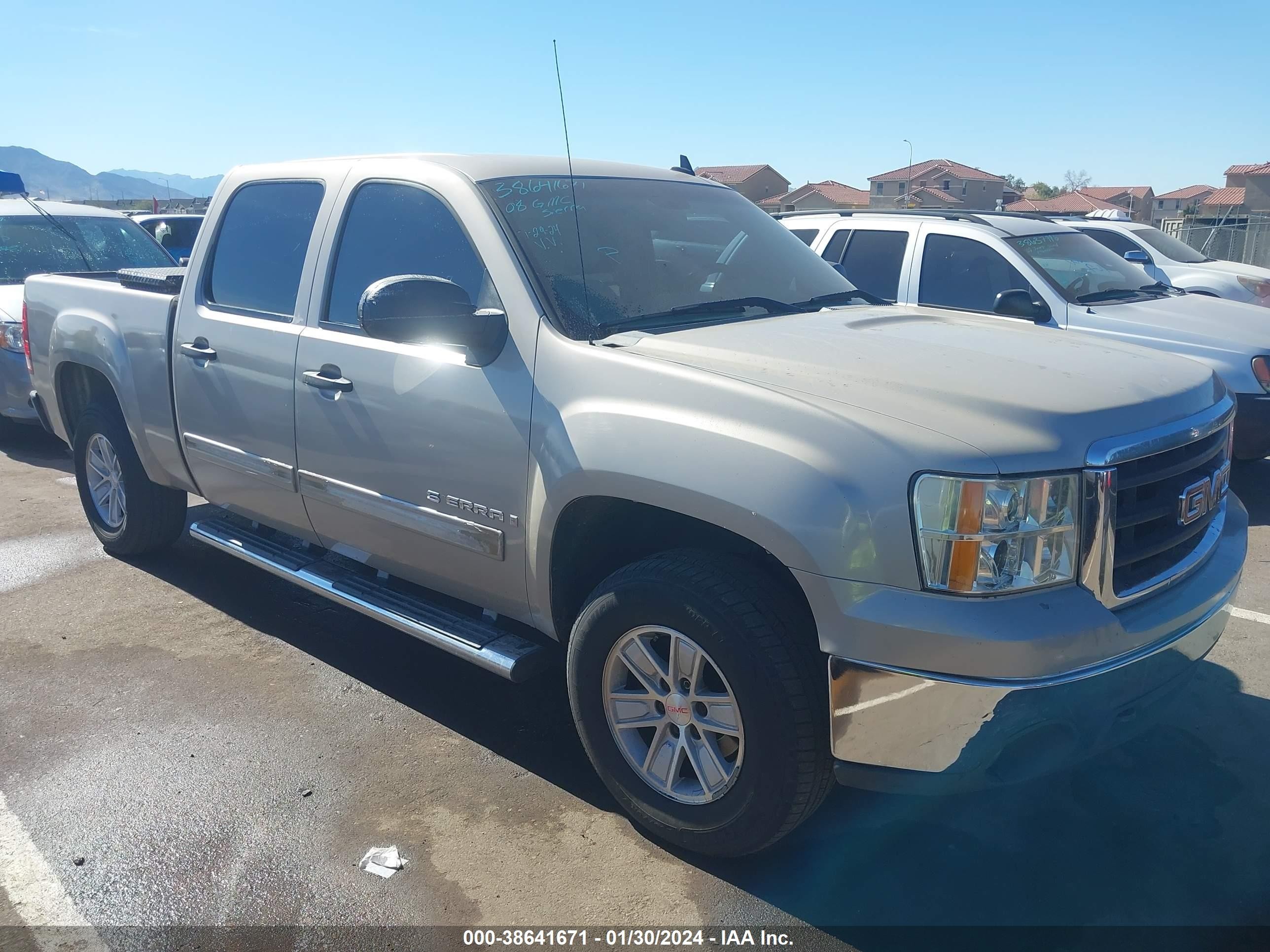 GMC SIERRA 2008 2gtec13j981101125