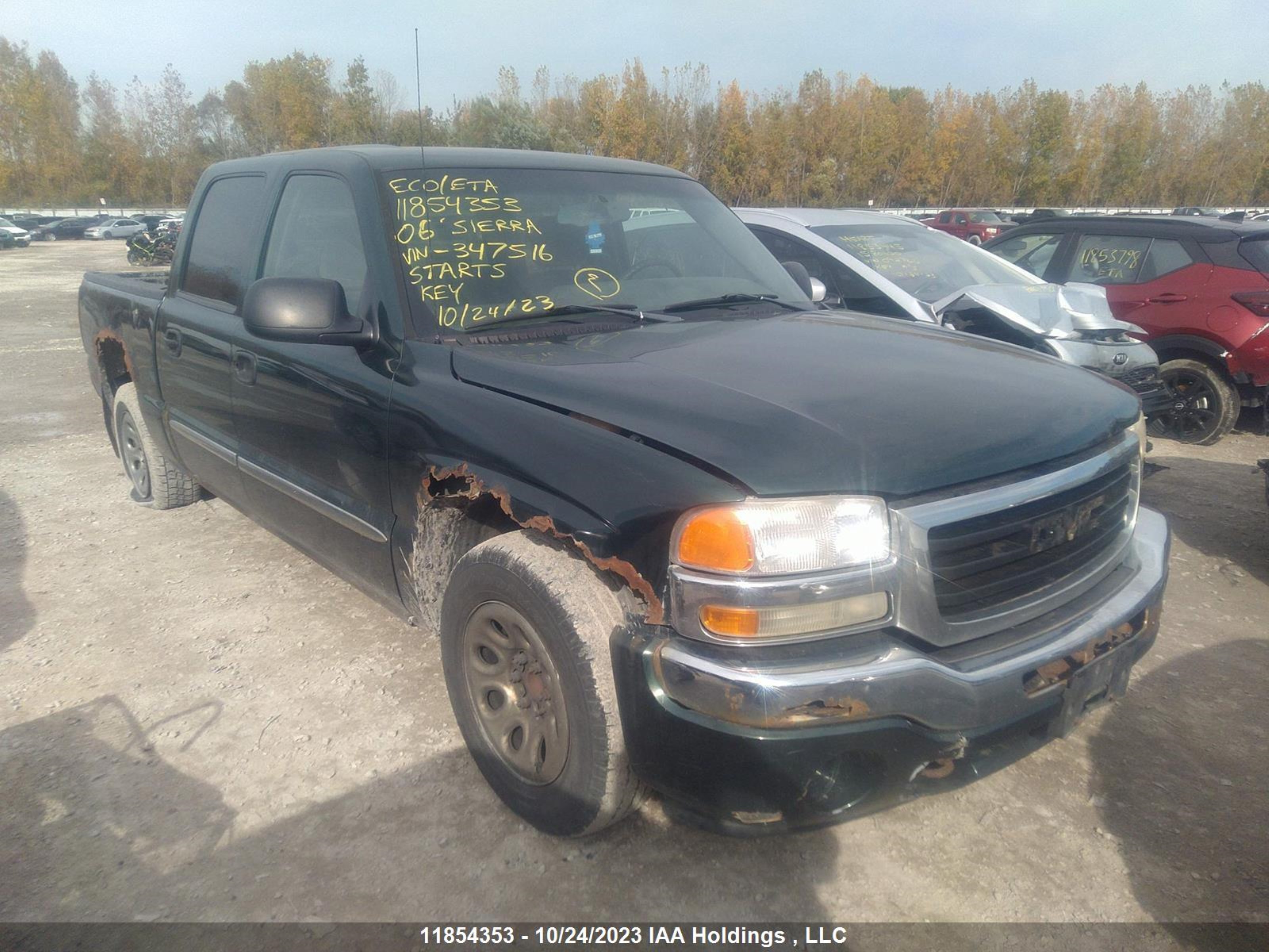 GMC SIERRA 2006 2gtec13v461347516