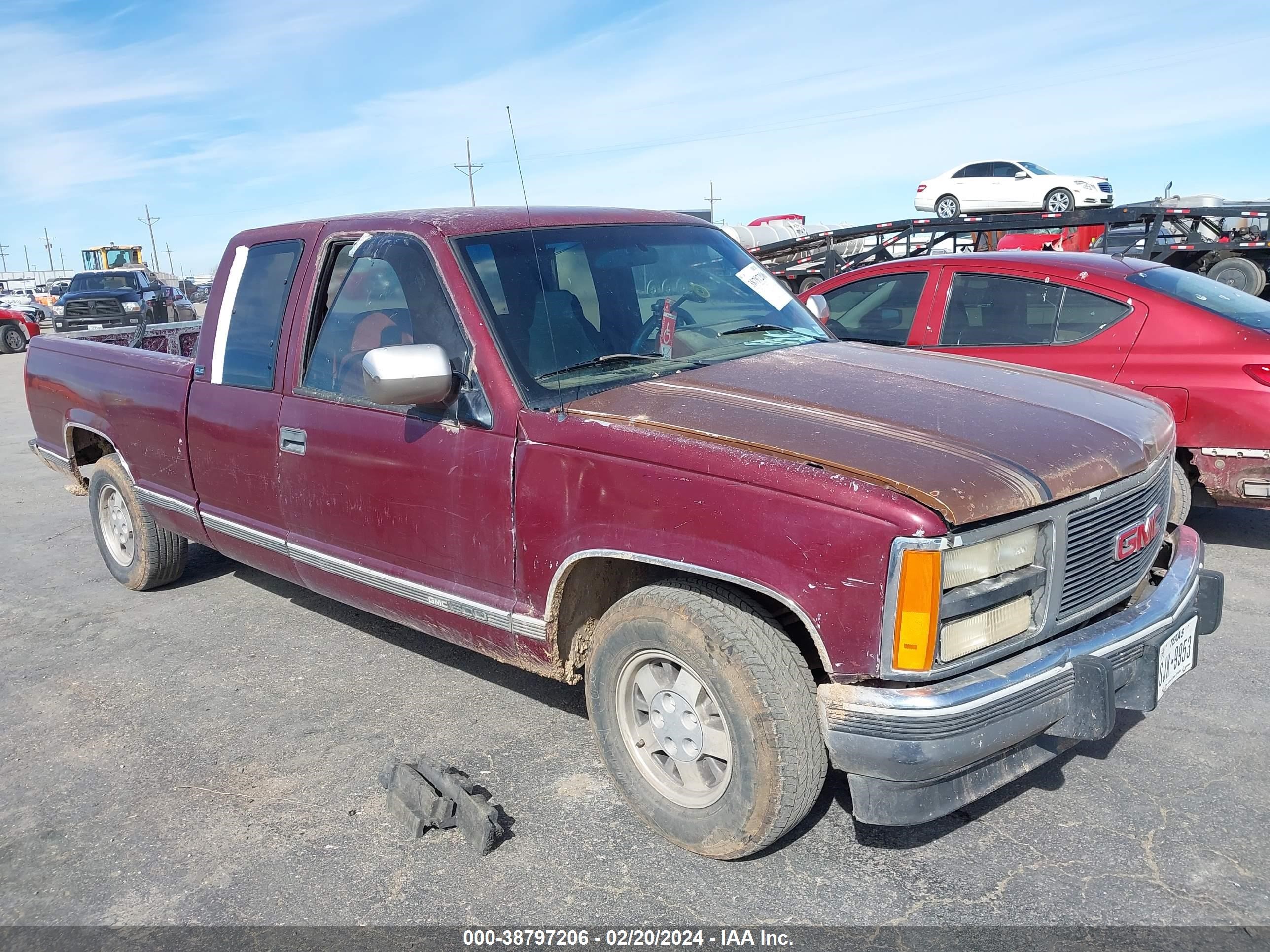 GMC SIERRA 1994 2gtec19k5r1589331