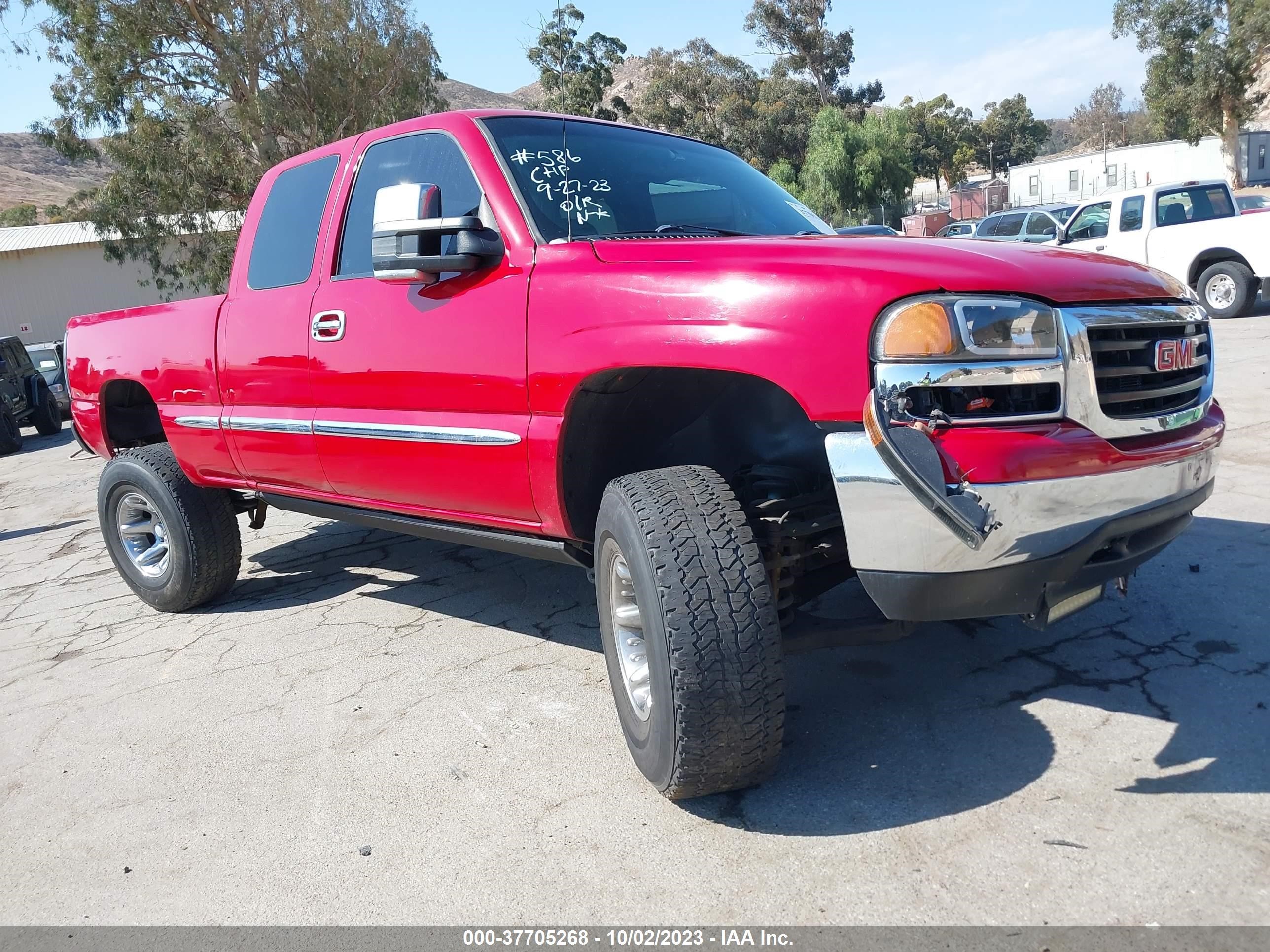 GMC SIERRA 2002 2gtec19t021138189