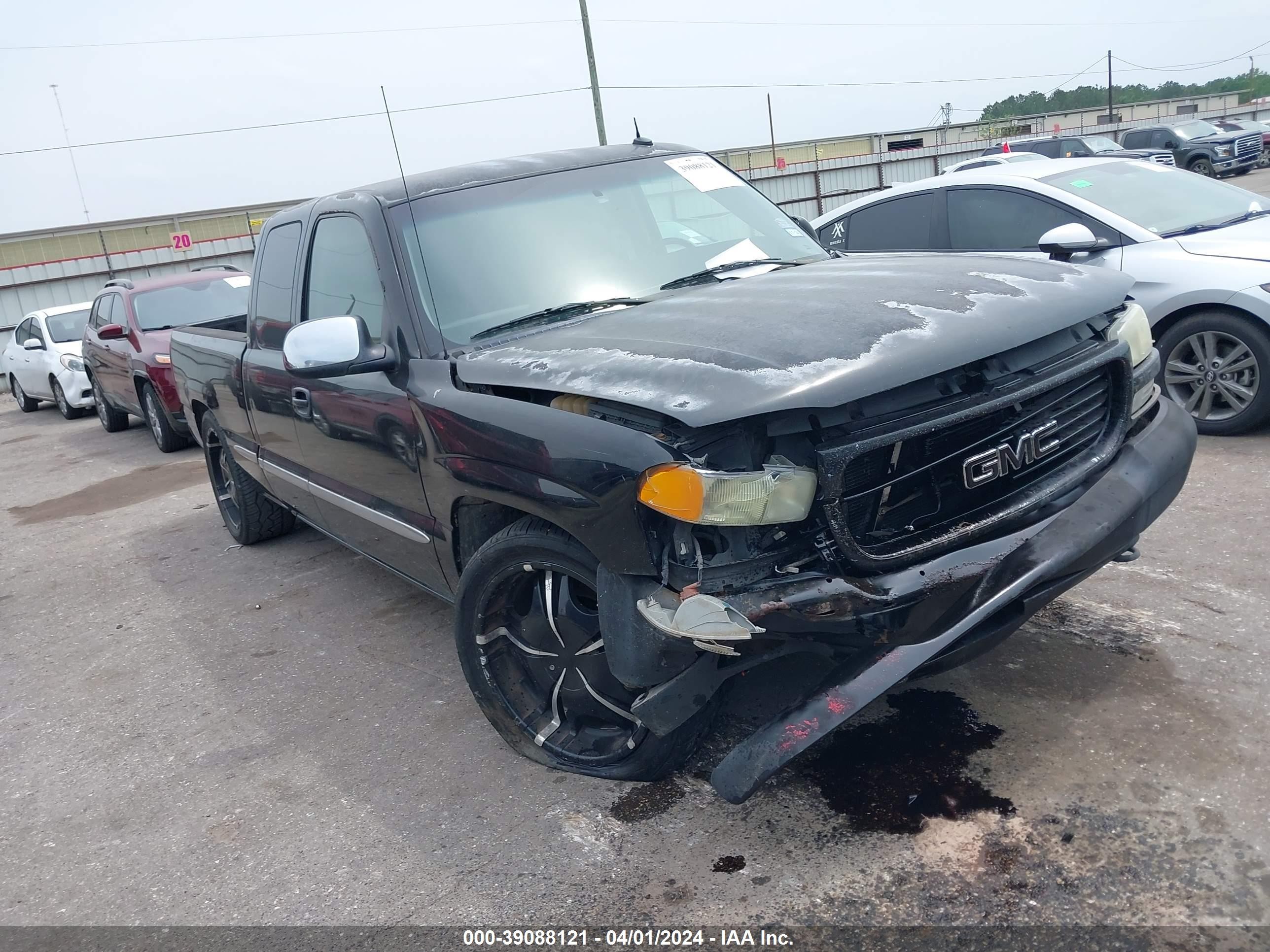 GMC SIERRA 2002 2gtec19t121390050