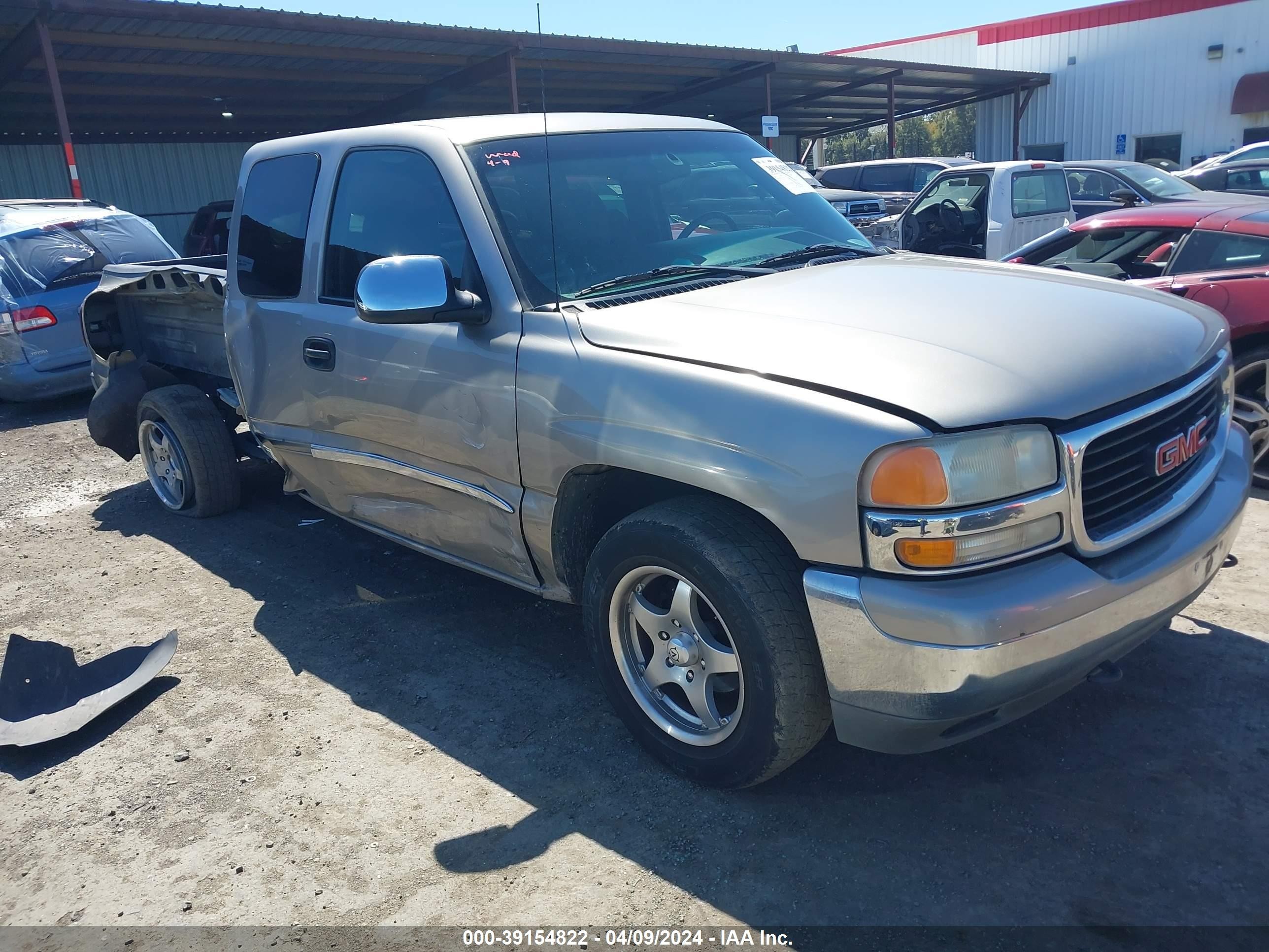 GMC SIERRA 2001 2gtec19t311251911