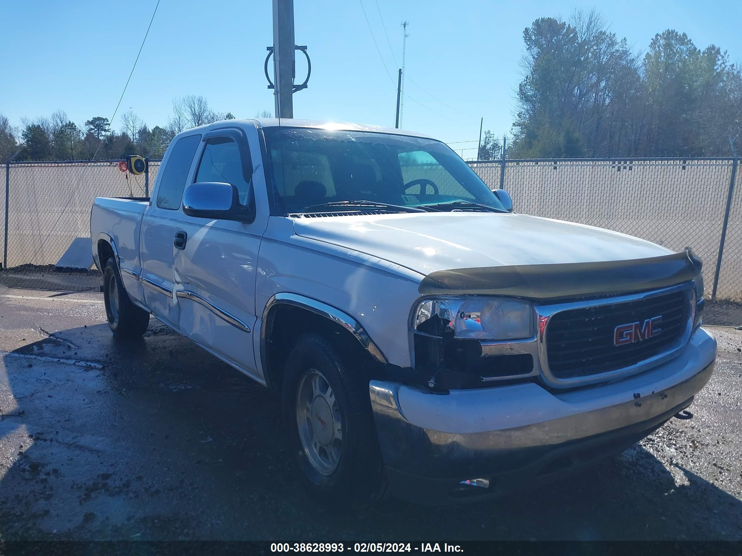 GMC SIERRA 2001 2gtec19t611146702