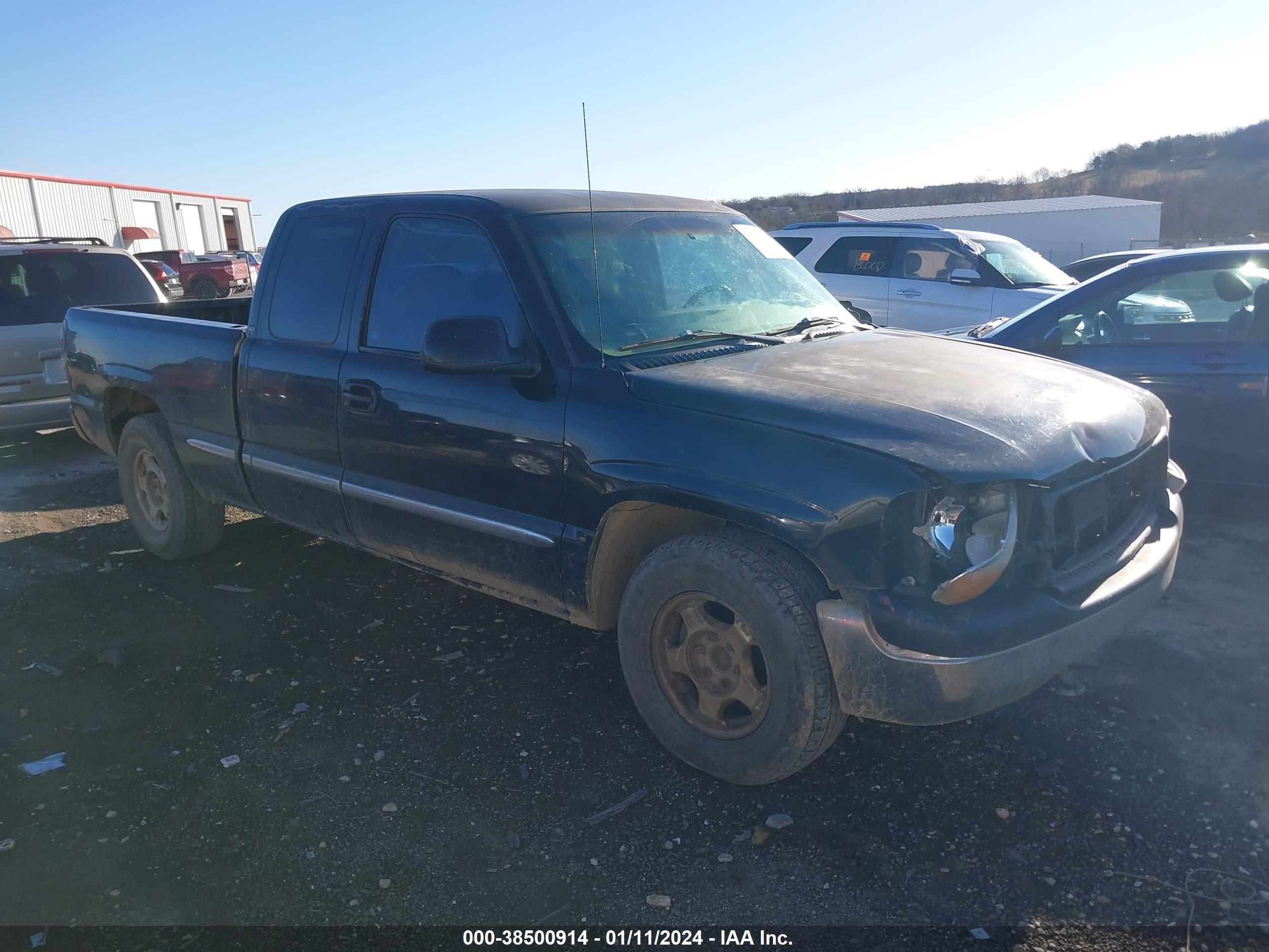 GMC SIERRA 2001 2gtec19t611150488