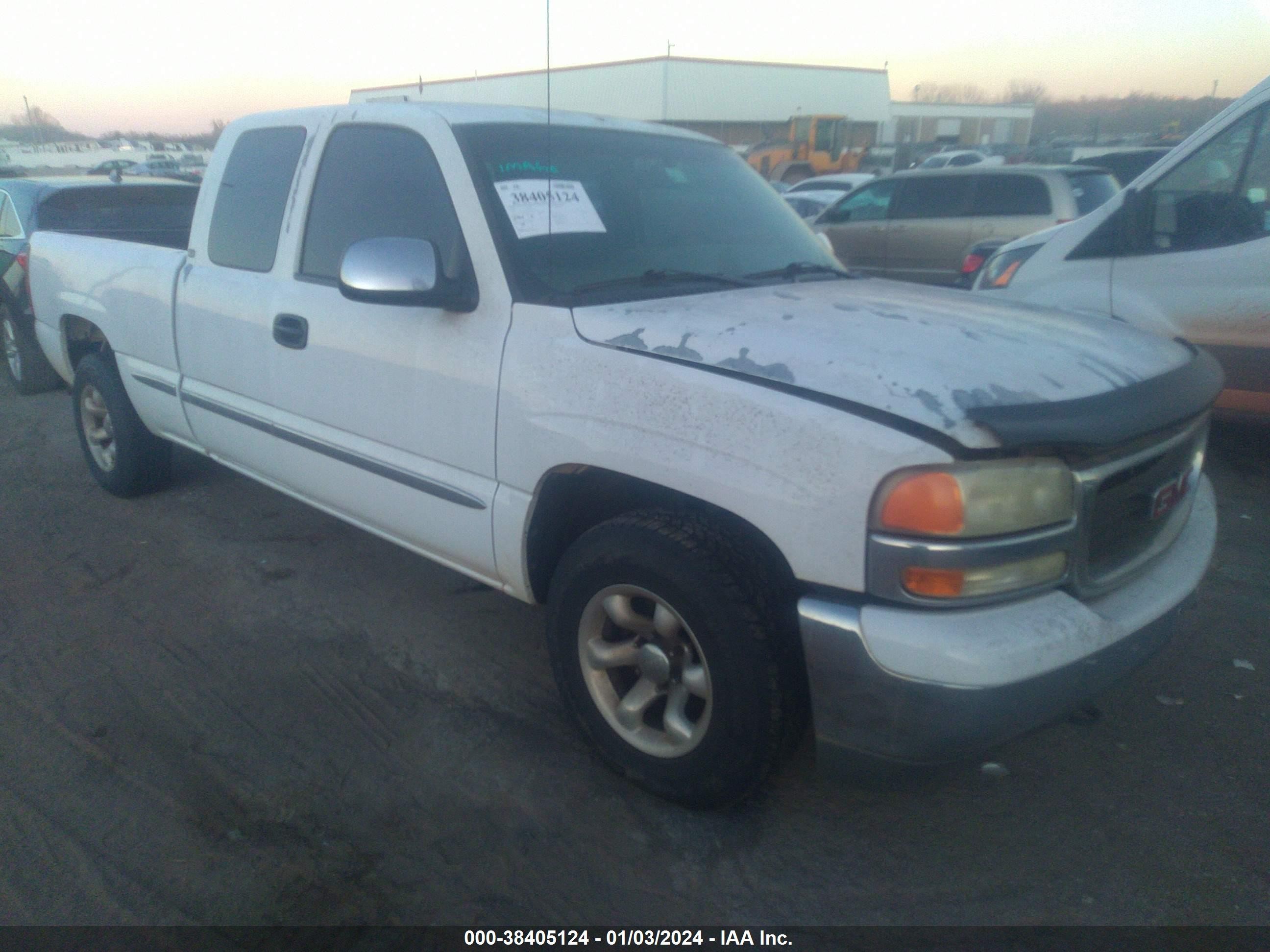 GMC SIERRA 2001 2gtec19t711375647