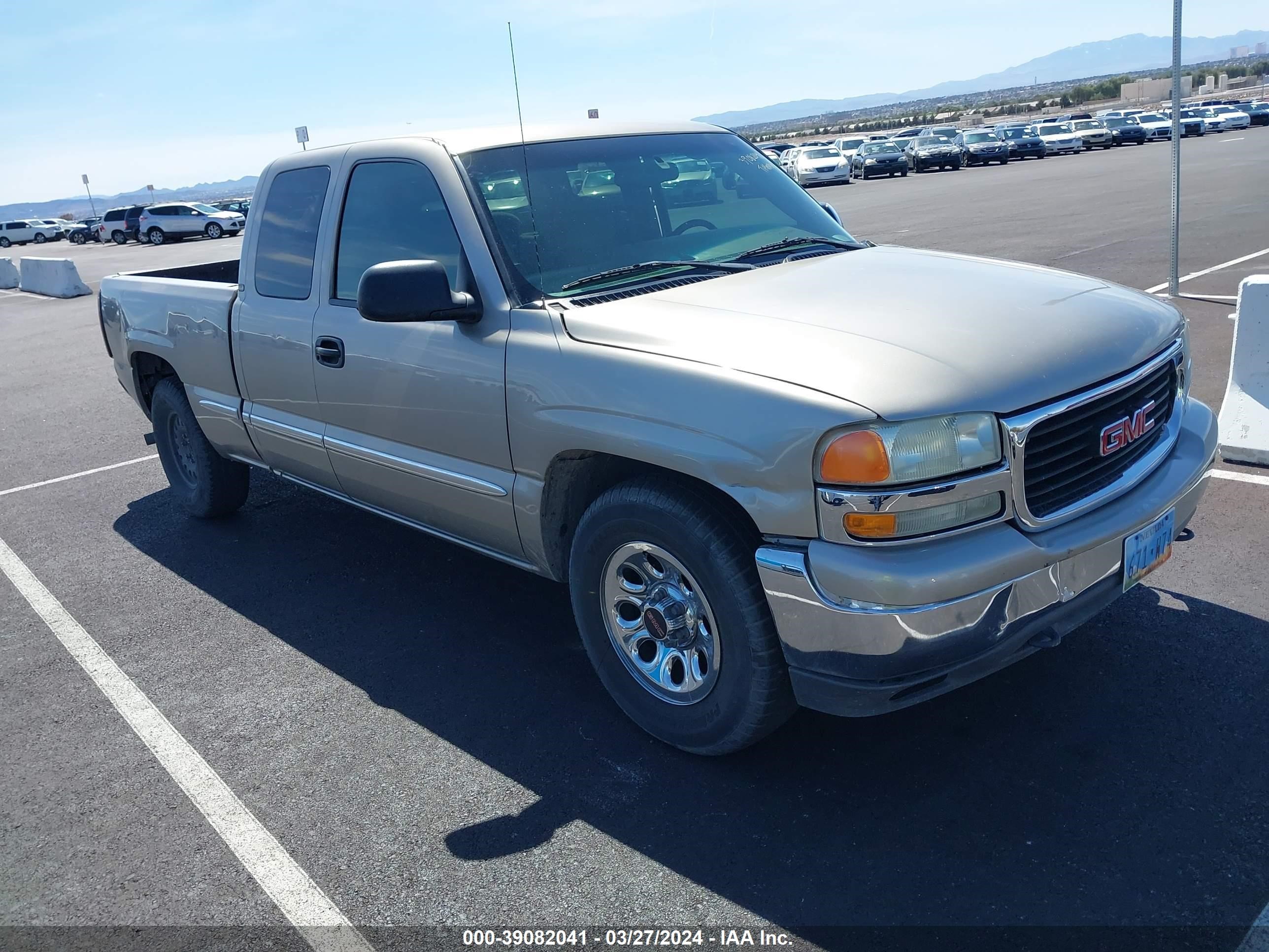 GMC SIERRA 2002 2gtec19t721261889