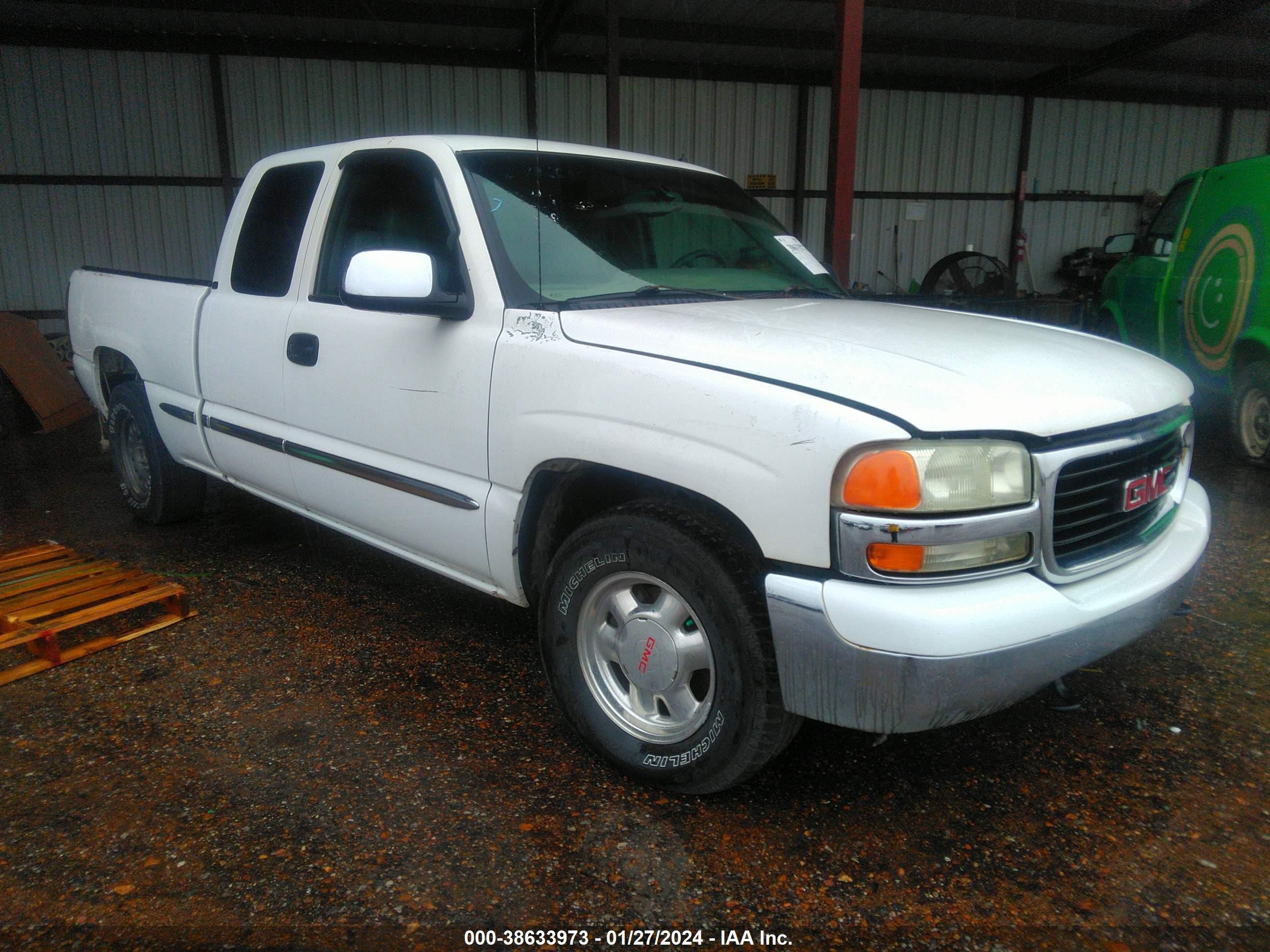 GMC SIERRA 2002 2gtec19t721316292