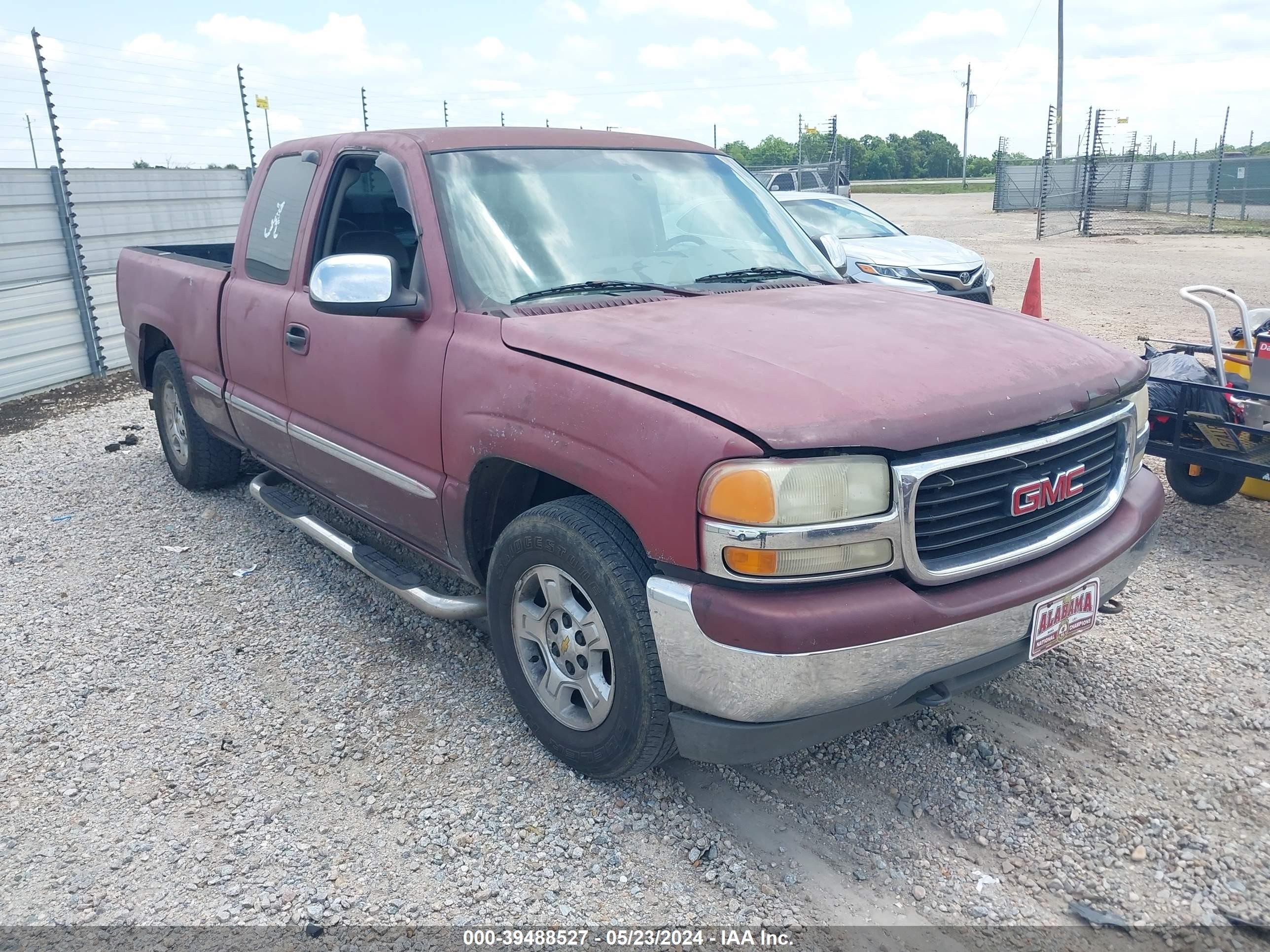 GMC SIERRA 2001 2gtec19t811147706